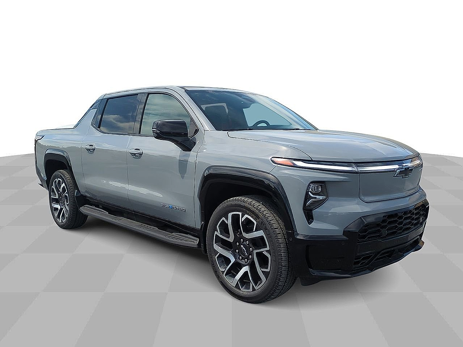 2025 Chevrolet Silverado EV RST - Slate Gray Metallic exterior view 3