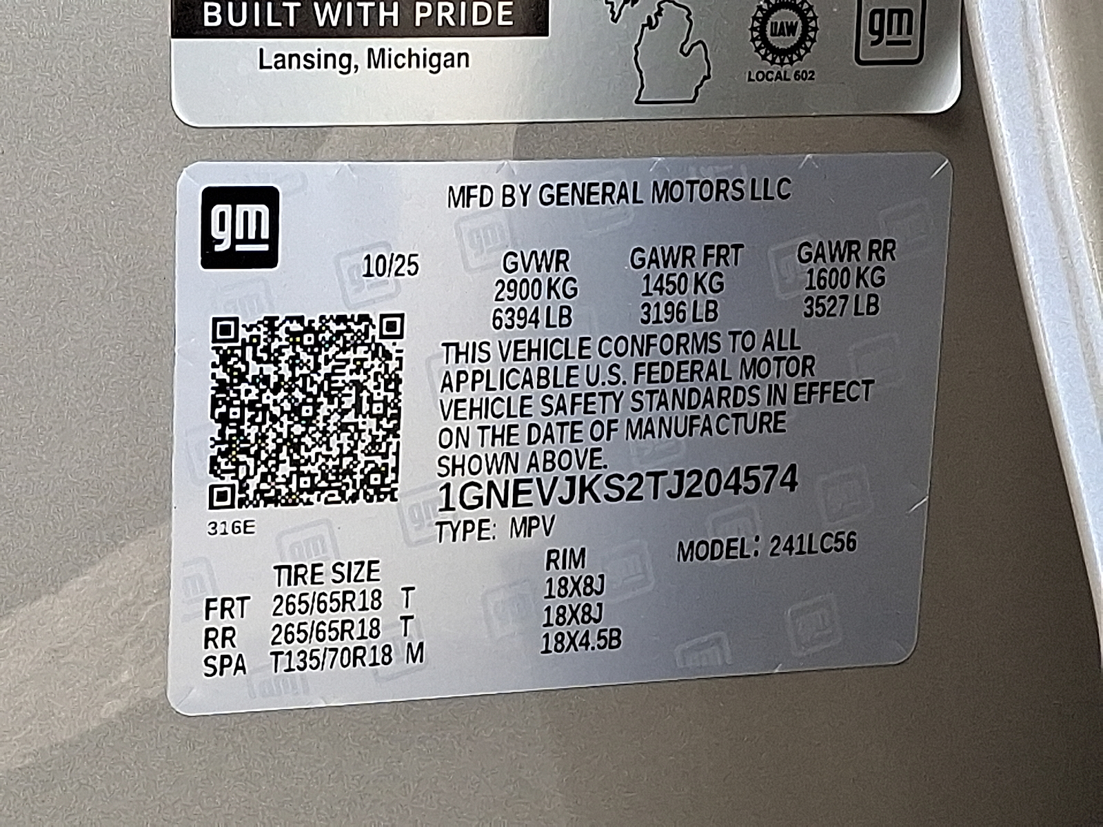 2026 Chevrolet Traverse AWD Z71 - Sandstone Gray - GFR exterior view 20