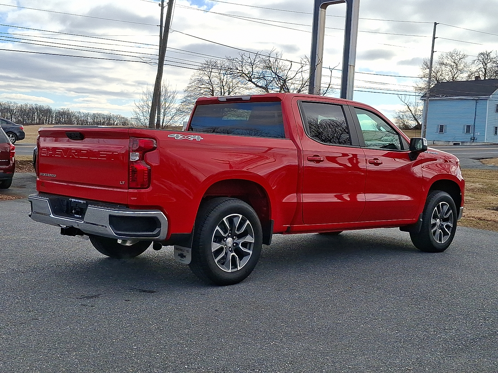 2022 Chevrolet Silverado 1500 4WD Crew Cab Short Bed LT with 2FL - Red Hot - G7C exterior view 9