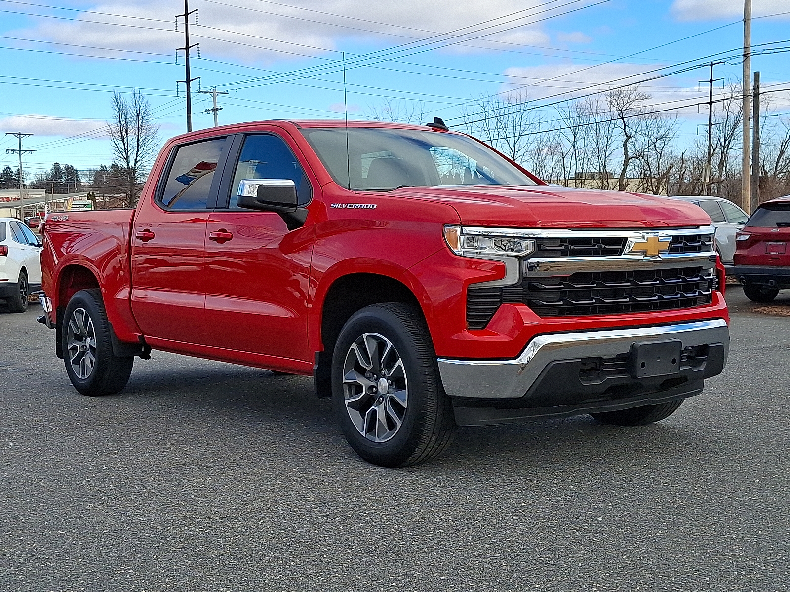 2022 Chevrolet Silverado 1500 4WD Crew Cab Short Bed LT with 2FL - Red Hot - G7C exterior view 6
