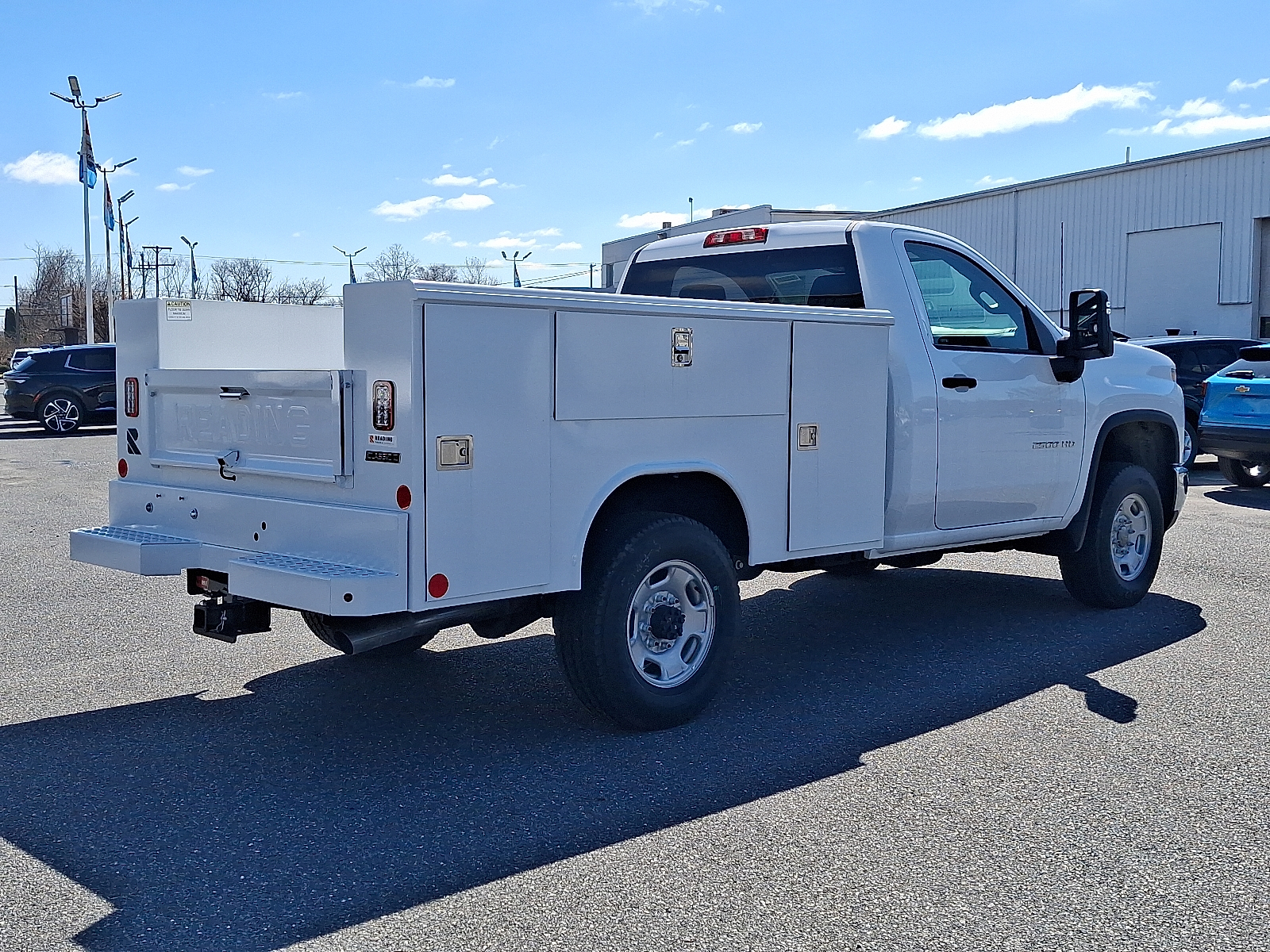 2025 Chevrolet Silverado 2500HD 4WD Regular Cab Long Bed Work Truck - Summit White - GAZ exterior view 3