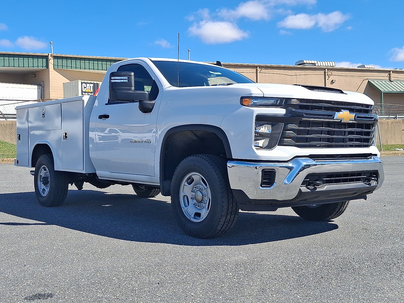 2025 Chevrolet Silverado 2500HD 4WD Regular Cab Long Bed Work Truck - Summit White - GAZ exterior view 2