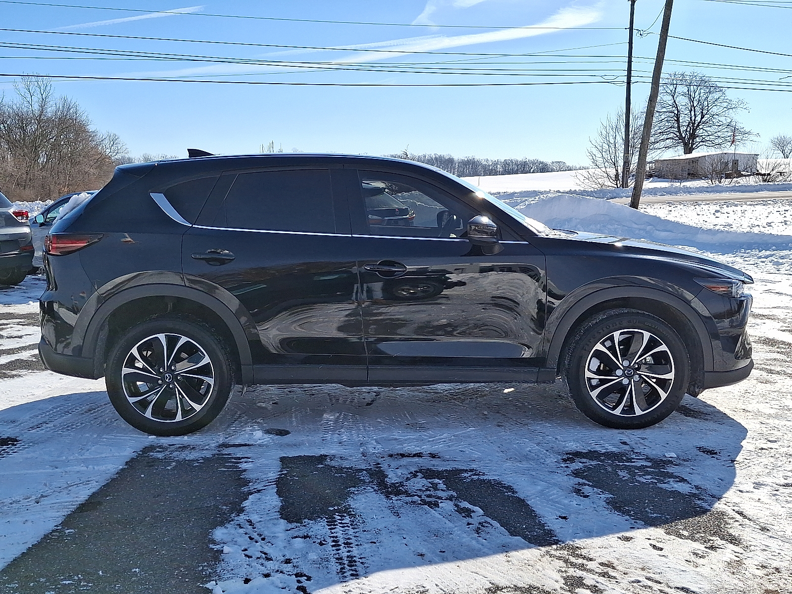 2022 Mazda CX-5 2.5 S Premium - Jet Black Mica - 41W exterior view 7