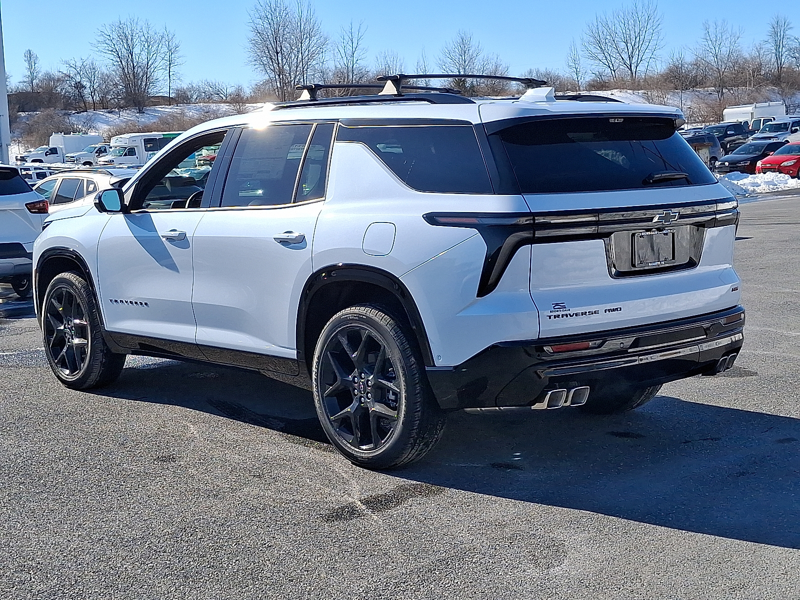 2026 Chevrolet Traverse AWD RS - Polar White Tricoat - G4J exterior view 3