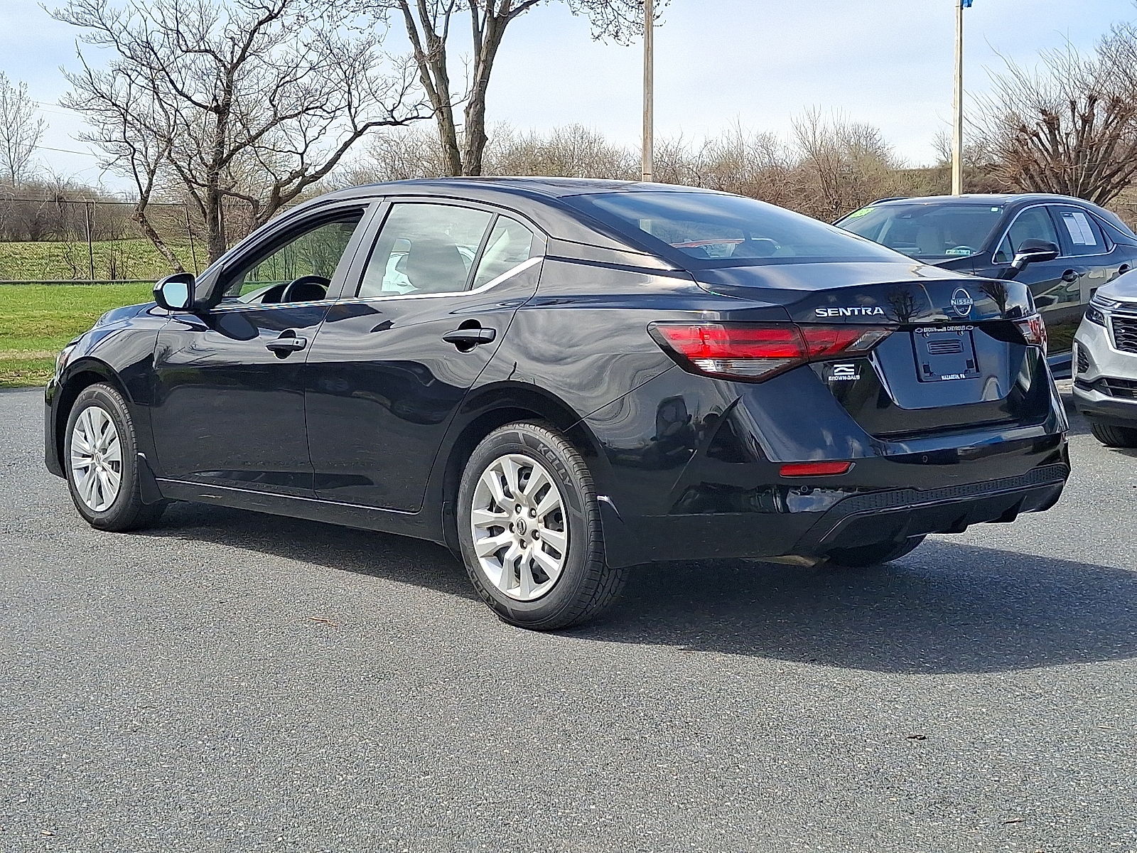 2024 Nissan Sentra S Xtronic CVT - Super Black - KH3 exterior view 4