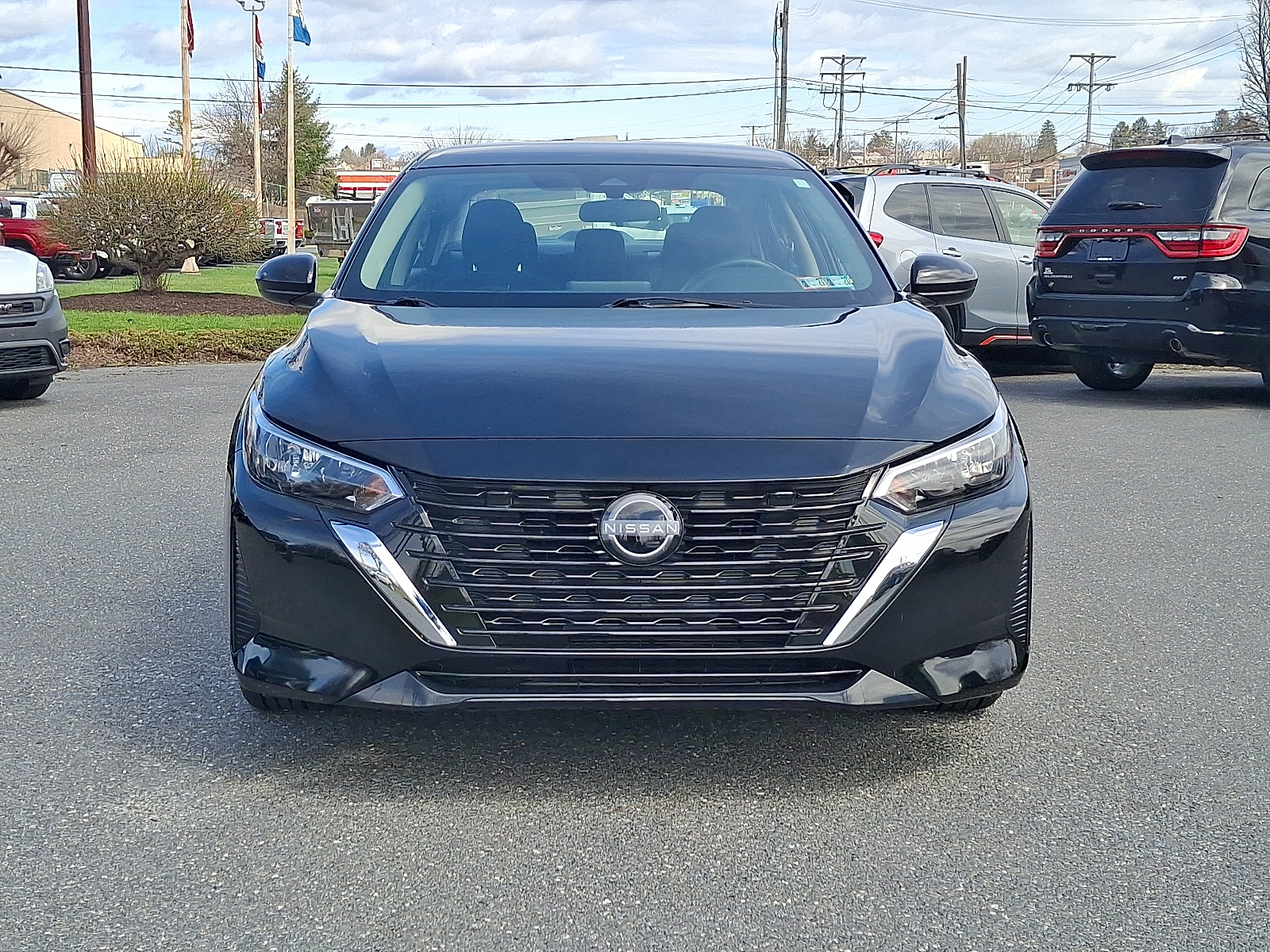 2024 Nissan Sentra S Xtronic CVT - Super Black - KH3 exterior view 2