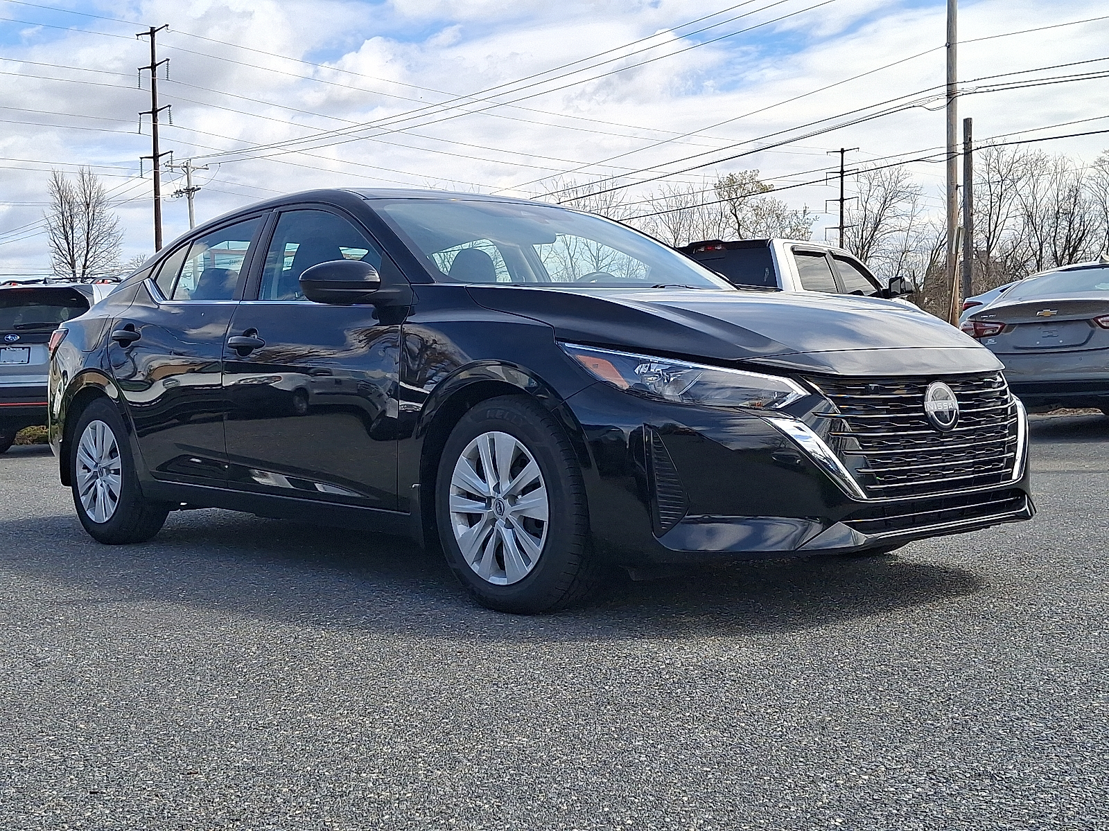 2024 Nissan Sentra S Xtronic CVT - Super Black - KH3 exterior view 3