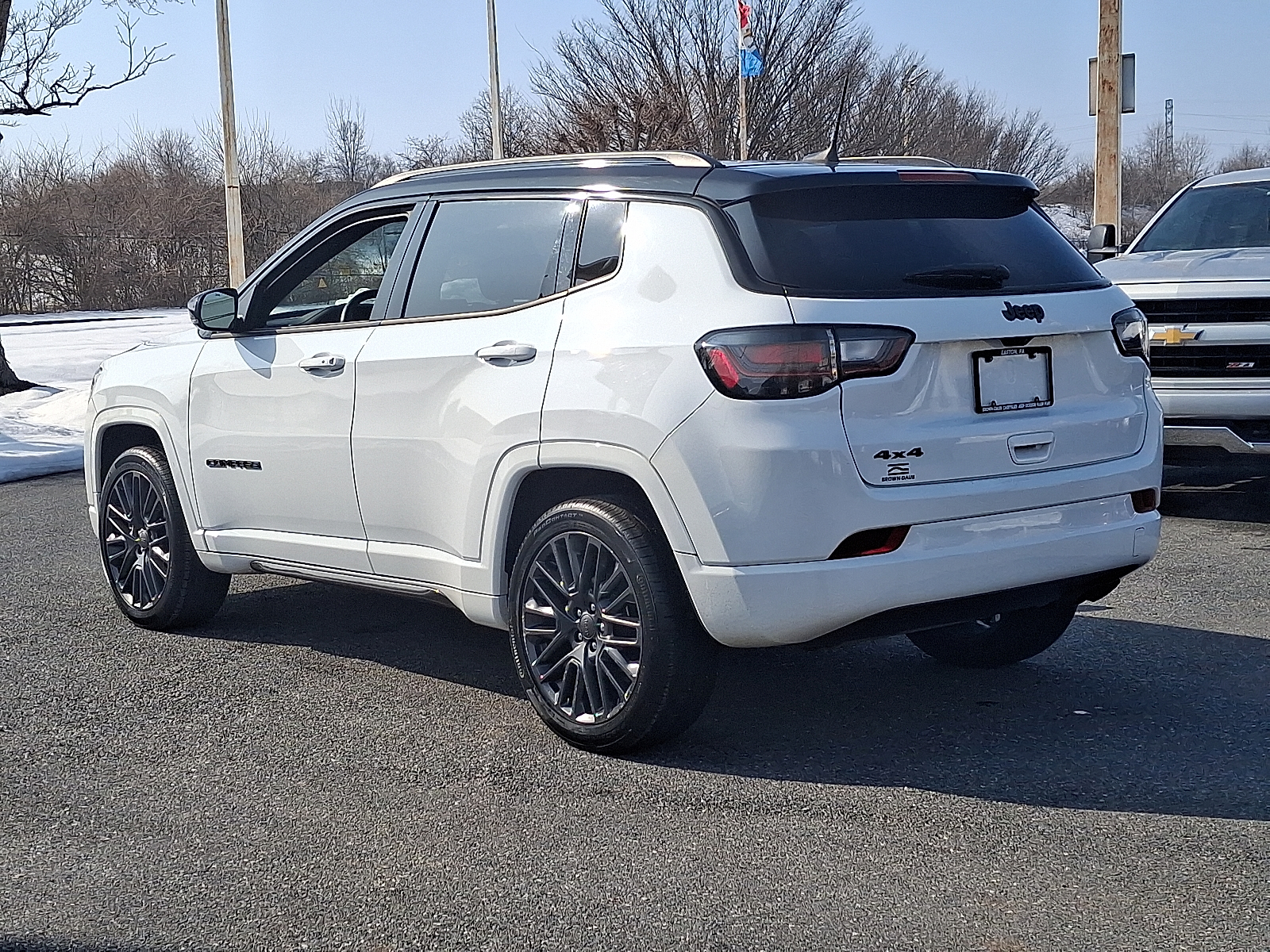 2022 Jeep Compass High Altitude 4x4 - Bright White Clearcoat - PW7 exterior view 7
