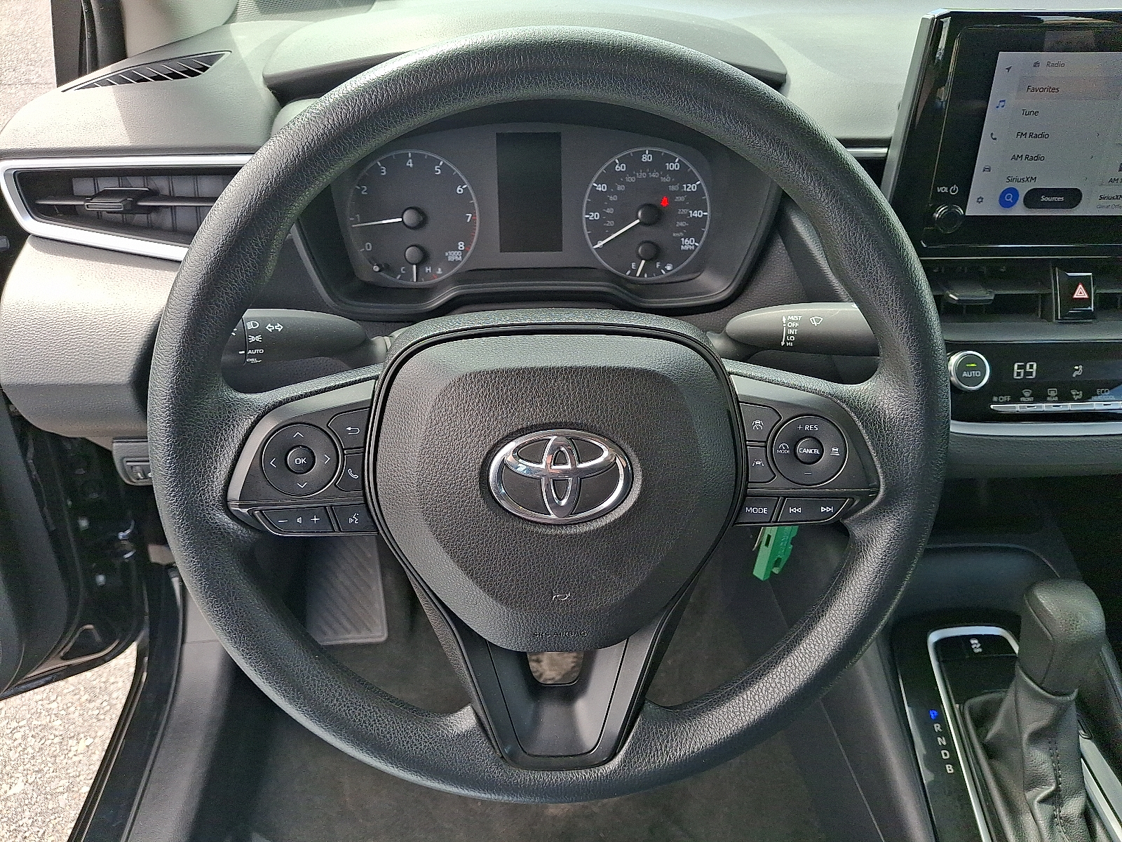 2023 Toyota Corolla LE - Midnight Black Metallic - 218 exterior view 17