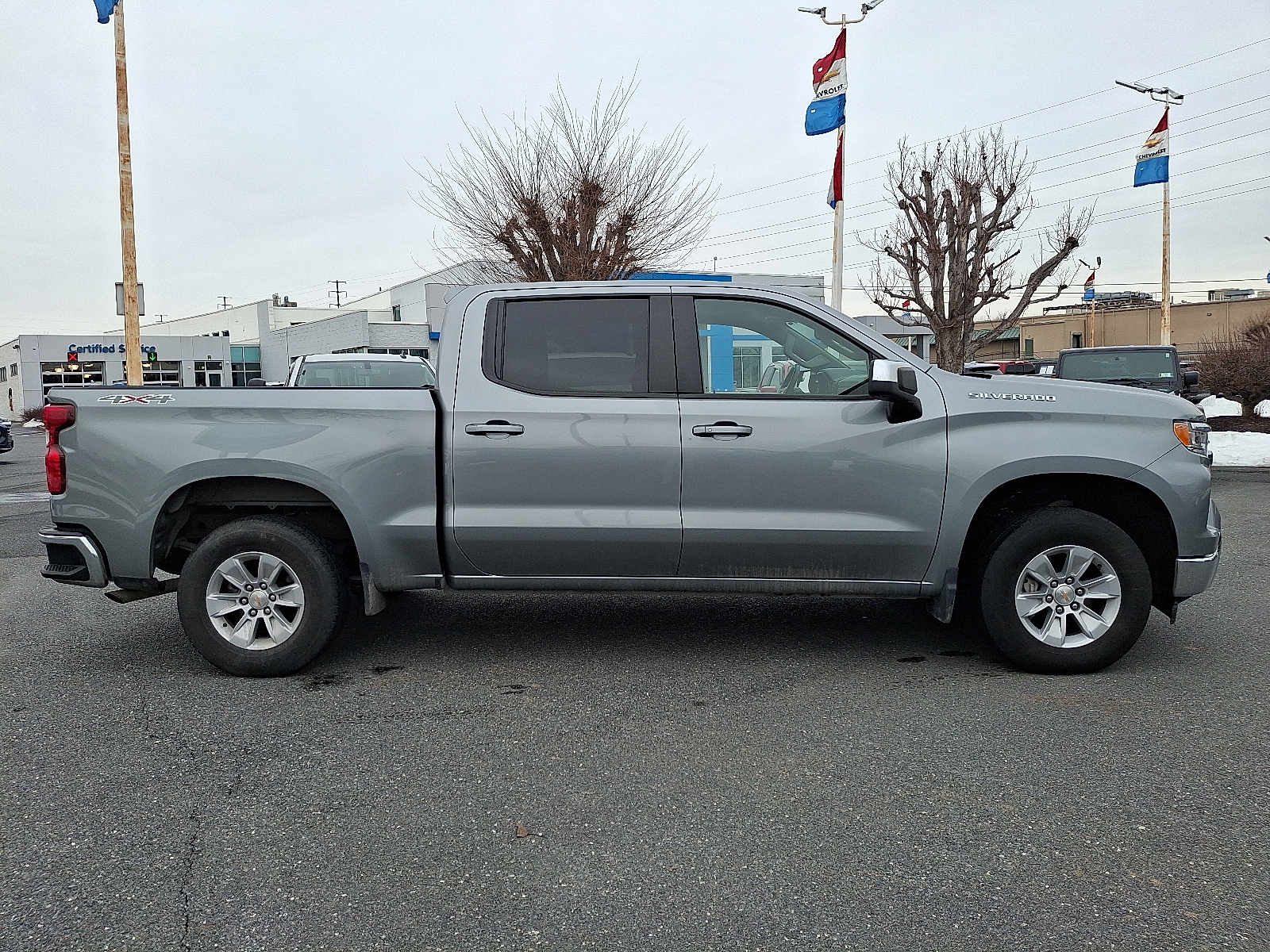 2025 Chevrolet Silverado 1500 4WD Crew Cab Standard Bed LT - Sterling Gray Metallic - GXD exterior view 11