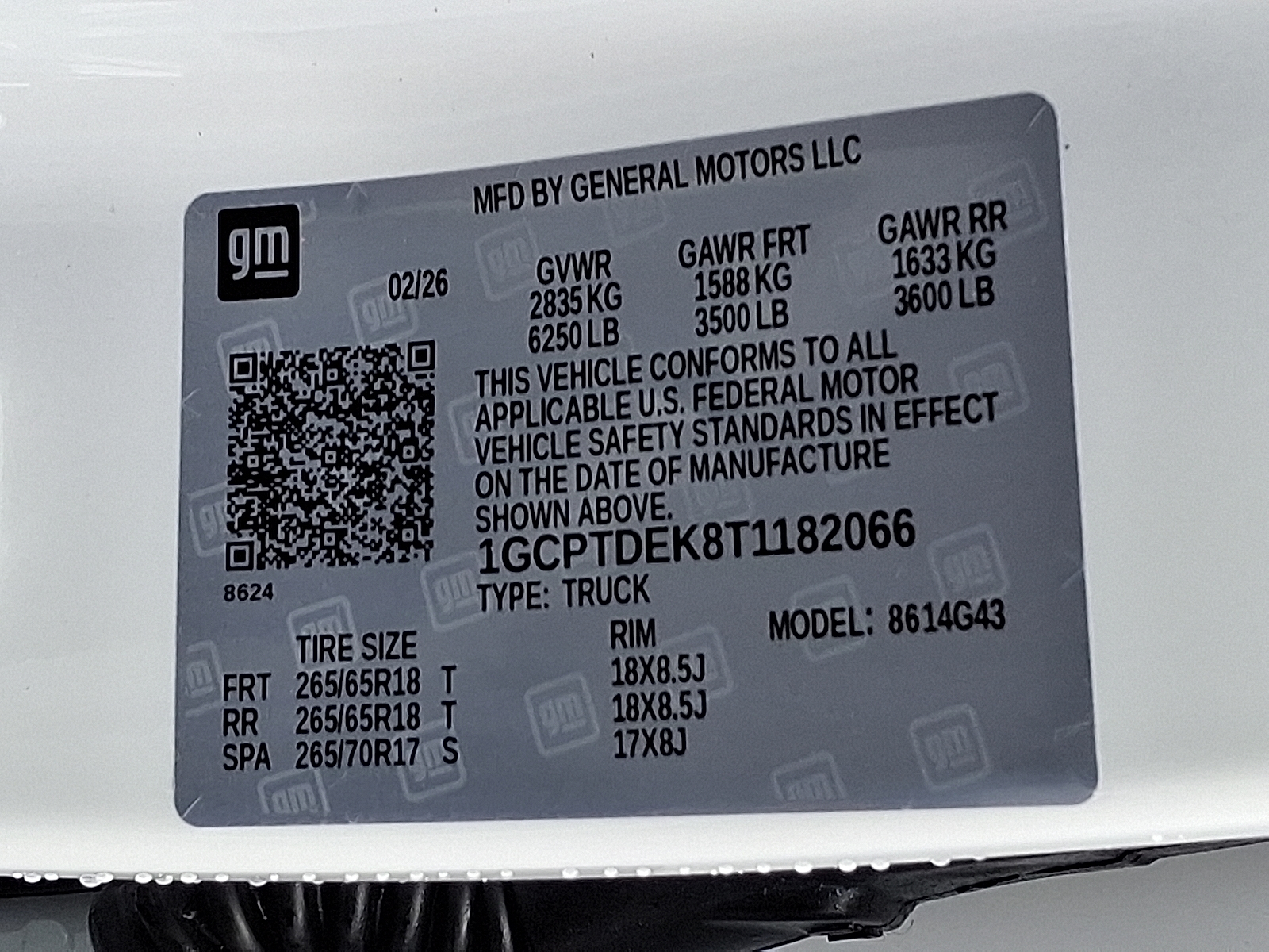 2026 Chevrolet Colorado Z71, 4WD - Summit White - GAZ exterior view 19