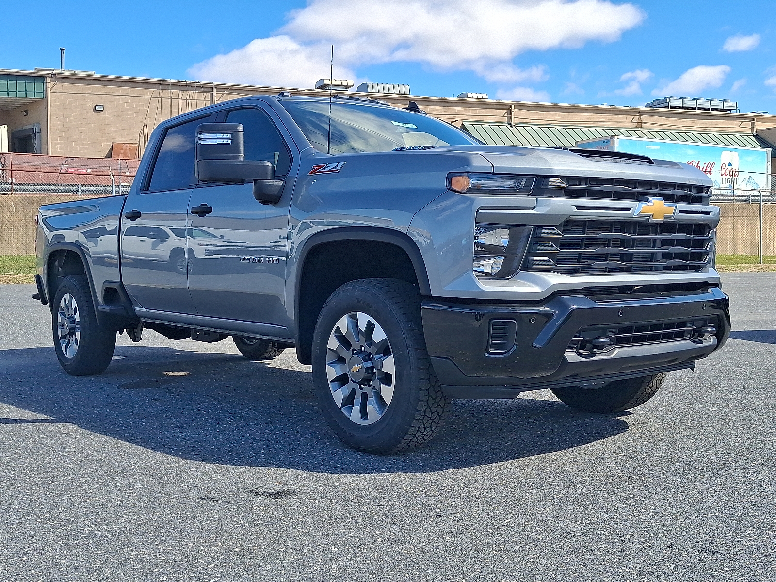 2026 Chevrolet Silverado 2500HD Crew Cab, Standard Bed, WT, 4WD - Sterling Gray Metallic - GXD exterior view 2
