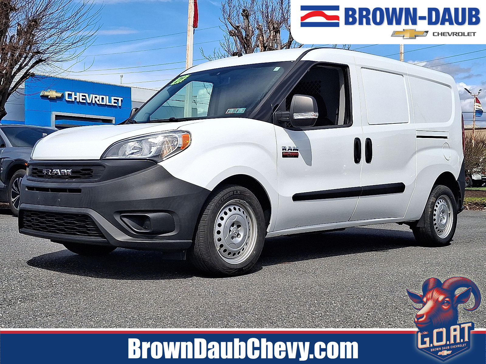Bright White - PW7 2021 RAM ProMaster City Tradesman Cargo Van FWD Van Front-Wheel Drive Automatic