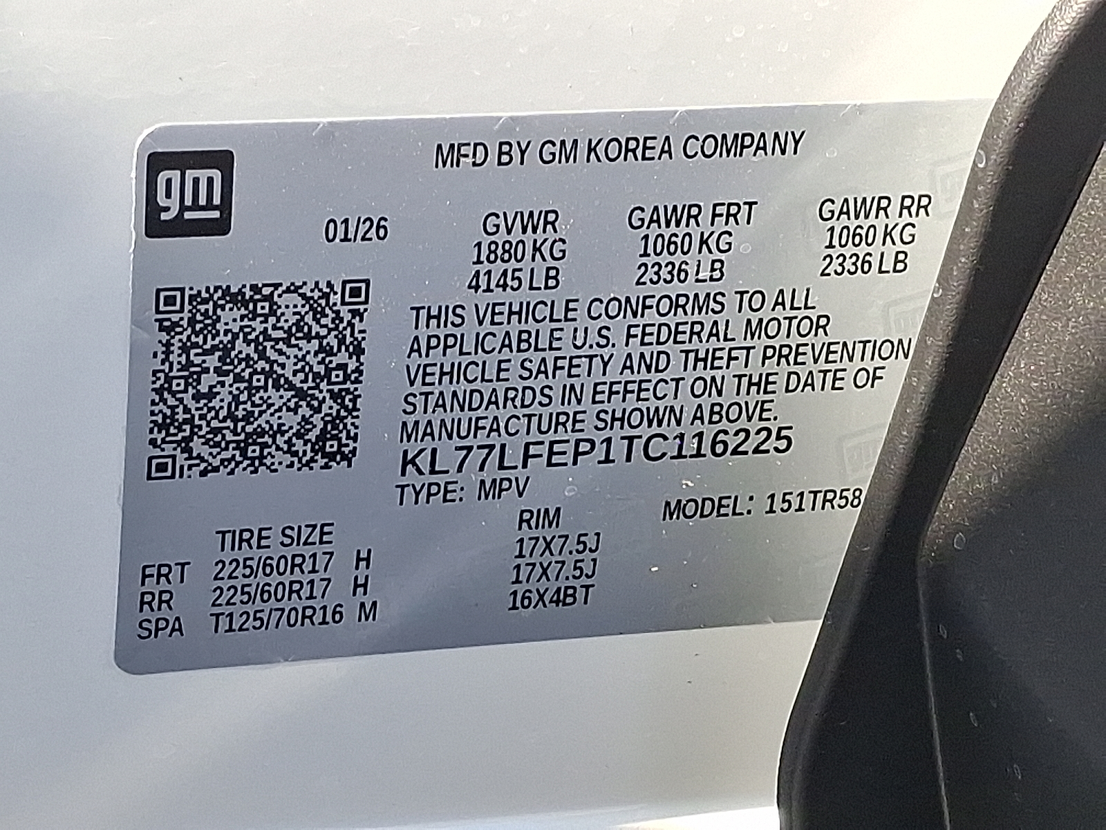 2026 Chevrolet Trax FWD LS - Summit White - GAZ exterior view 14