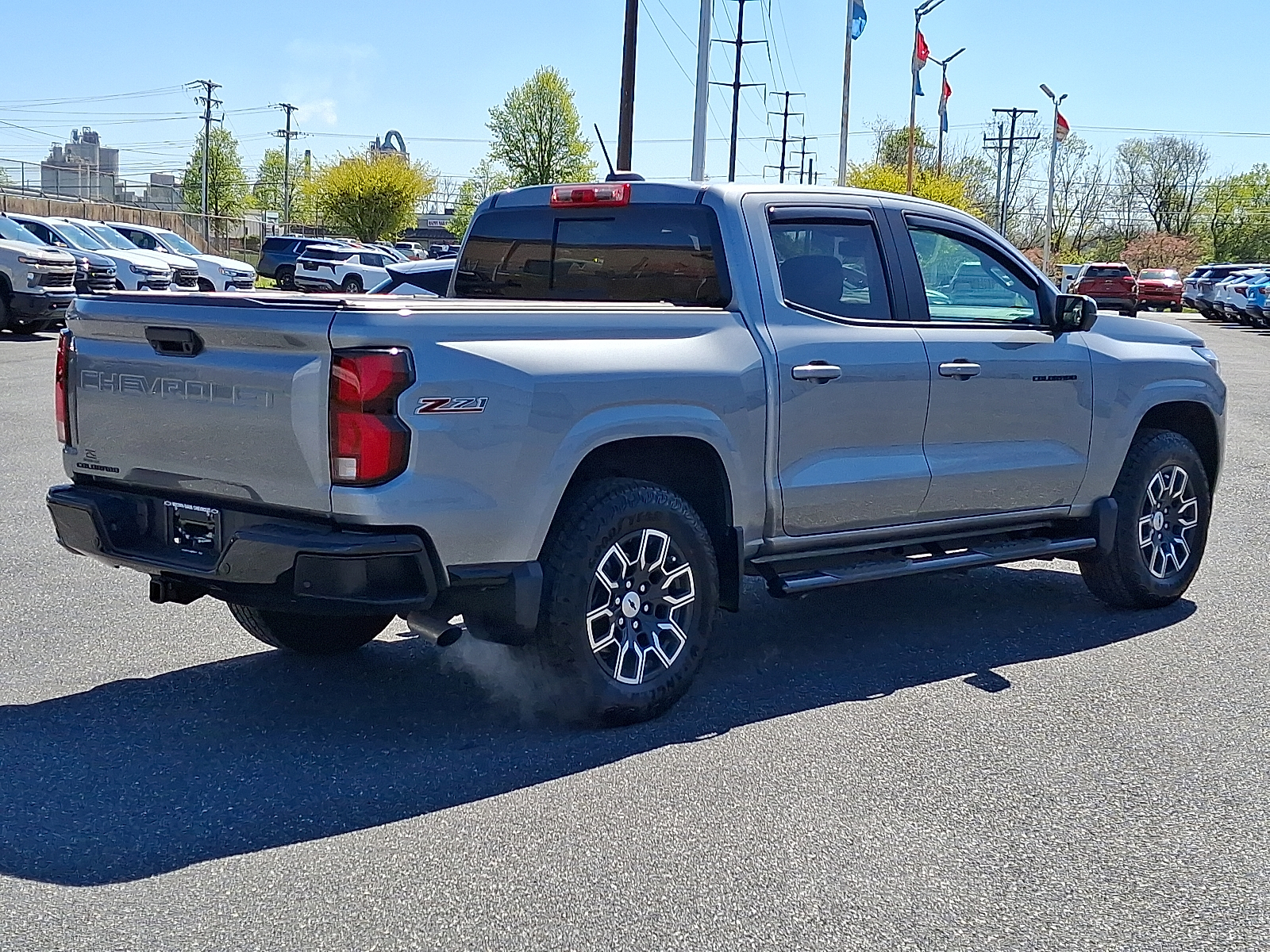 2026 Chevrolet Colorado Z71, 4WD - Sterling Gray Metallic - GXD exterior view 9