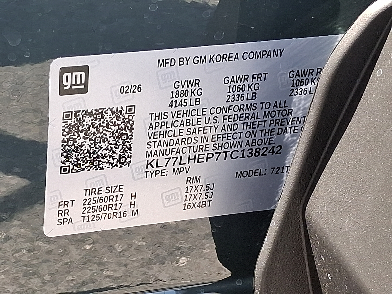 2026 Chevrolet Trax FWD LT - Cypress Gray - GBD exterior view 17