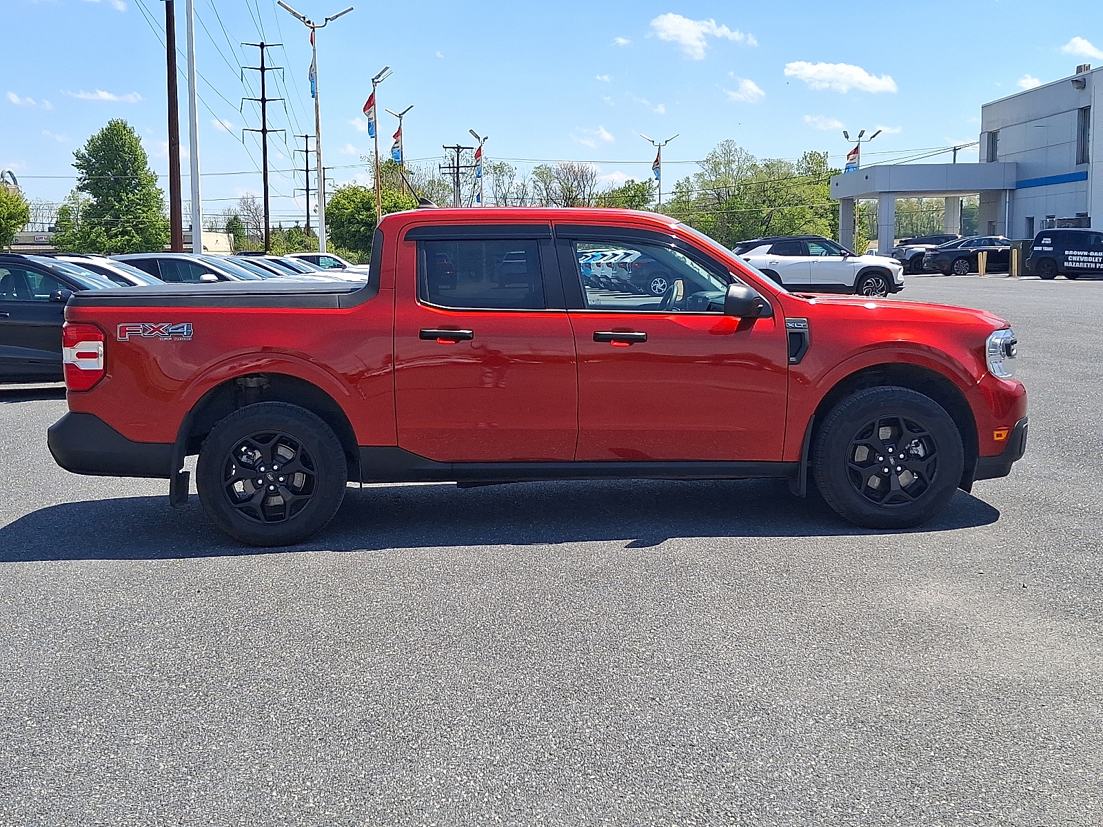2024 Ford Maverick XLT - Hot Pepper Red Metallic Tinted Clearcoat - EA exterior view 7