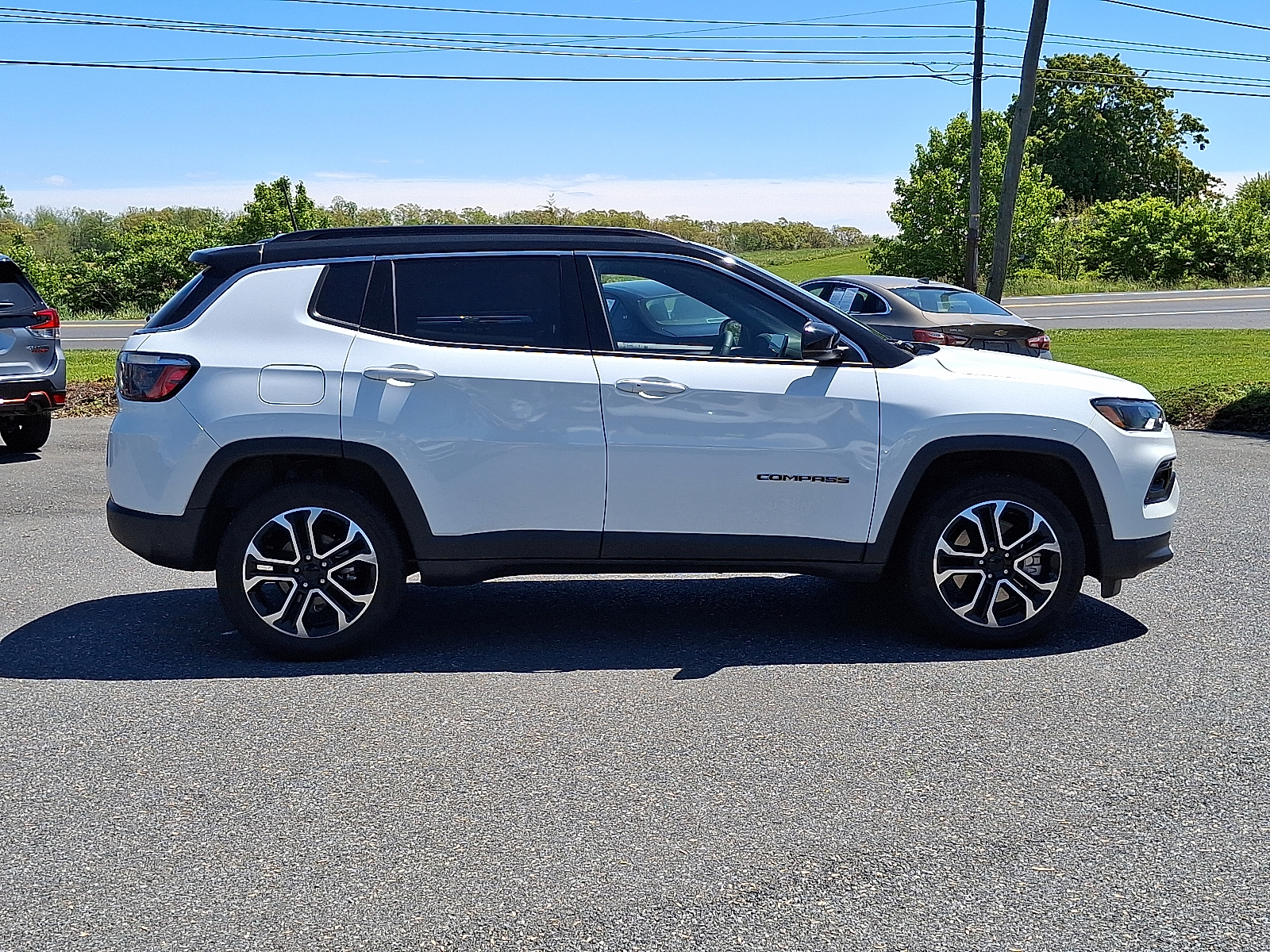 2023 Jeep Compass Limited 4x4 - Bright White Clearcoat - PW7 exterior view 7