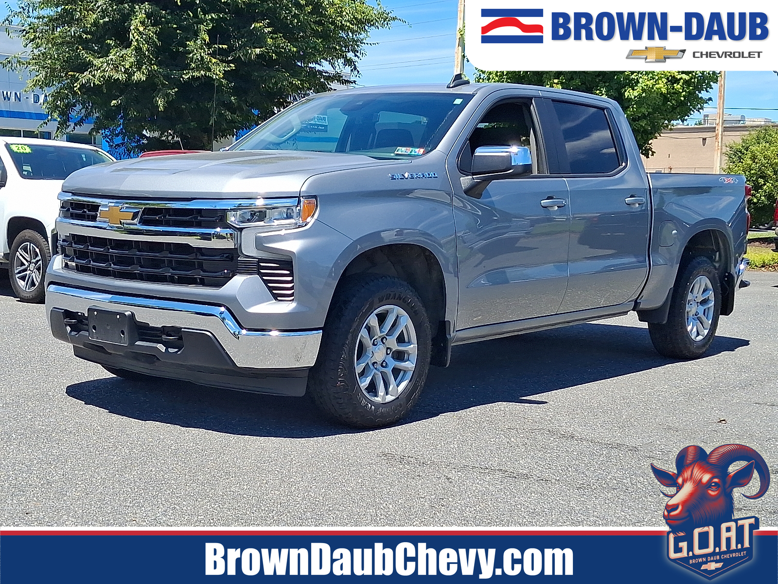 2023 Chevrolet Silverado 1500 4WD Crew Cab Short Bed LT with 2FL - Sterling Gray Metallic - GXD exterior view 1