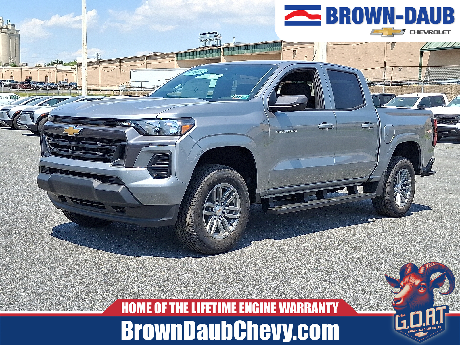 2026 Chevrolet Colorado LT, 4WD - Sterling Gray Metallic - GXD exterior view 1