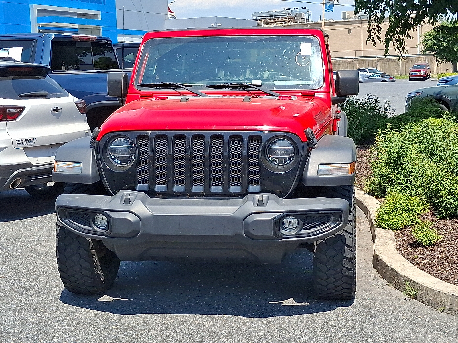 2022 Jeep Wrangler Unlimited Willys 4x4 - Firecracker Red Clearcoat - PRC exterior view 2
