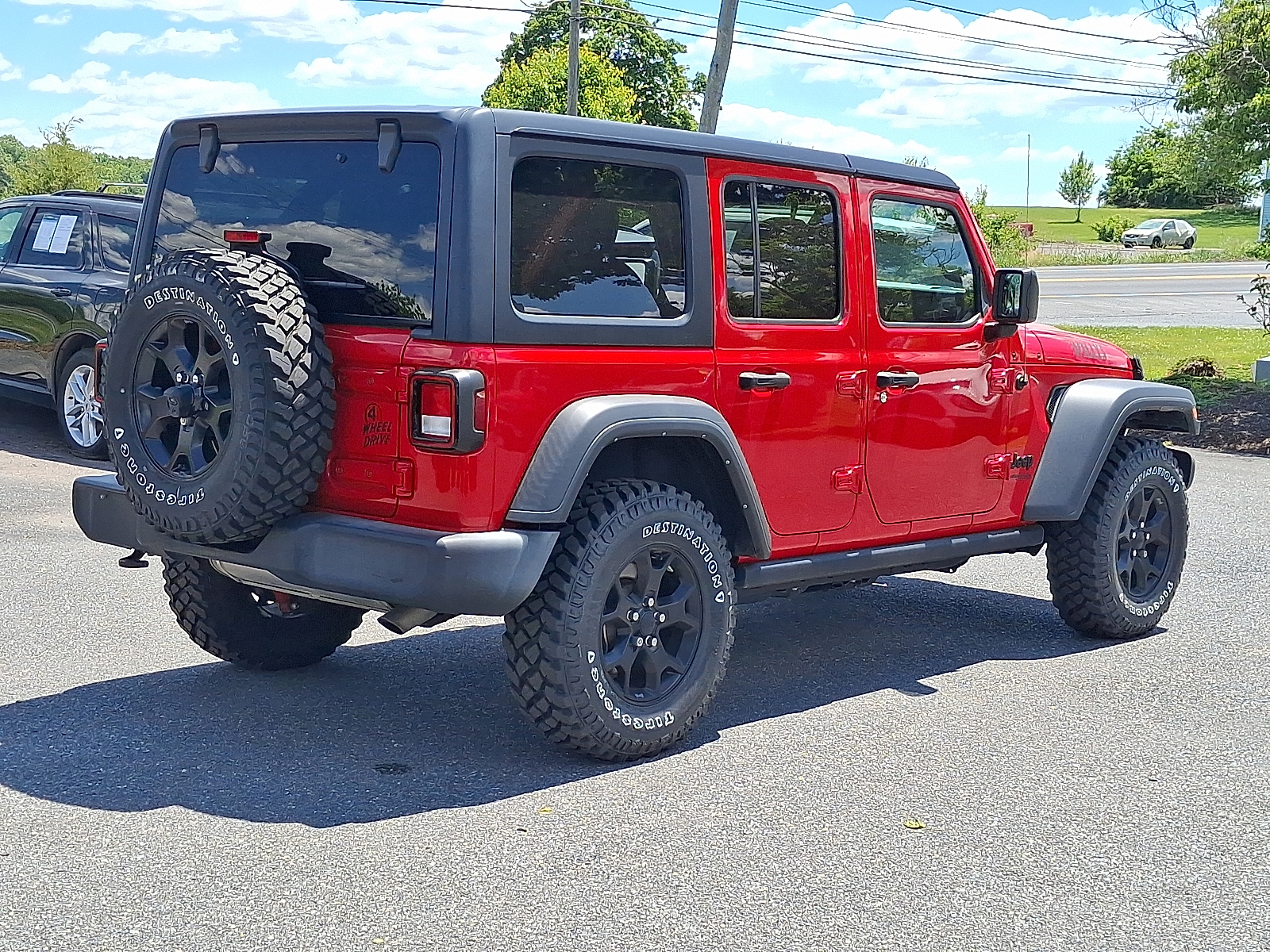 2022 Jeep Wrangler Unlimited Willys 4x4 - Firecracker Red Clearcoat - PRC exterior view 6