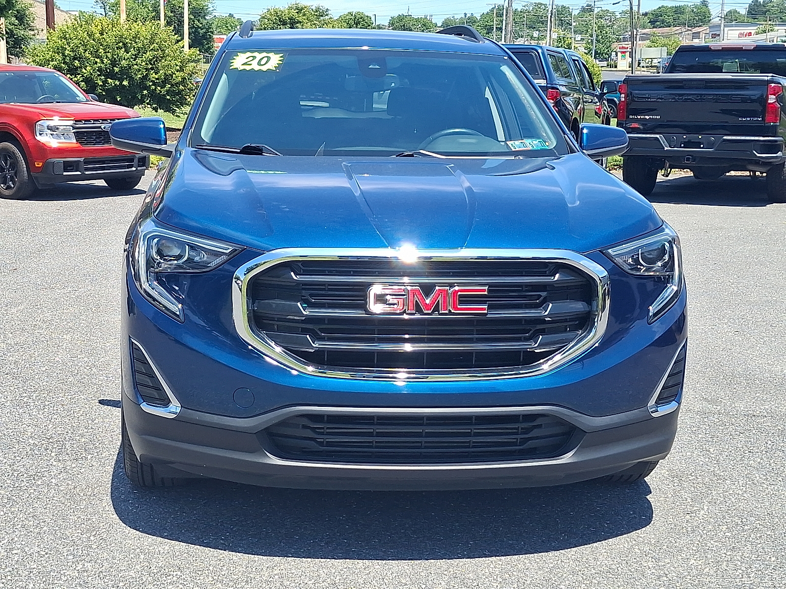 2020 GMC Terrain FWD SLE - Blue Emerald Metallic - G6O exterior view 2
