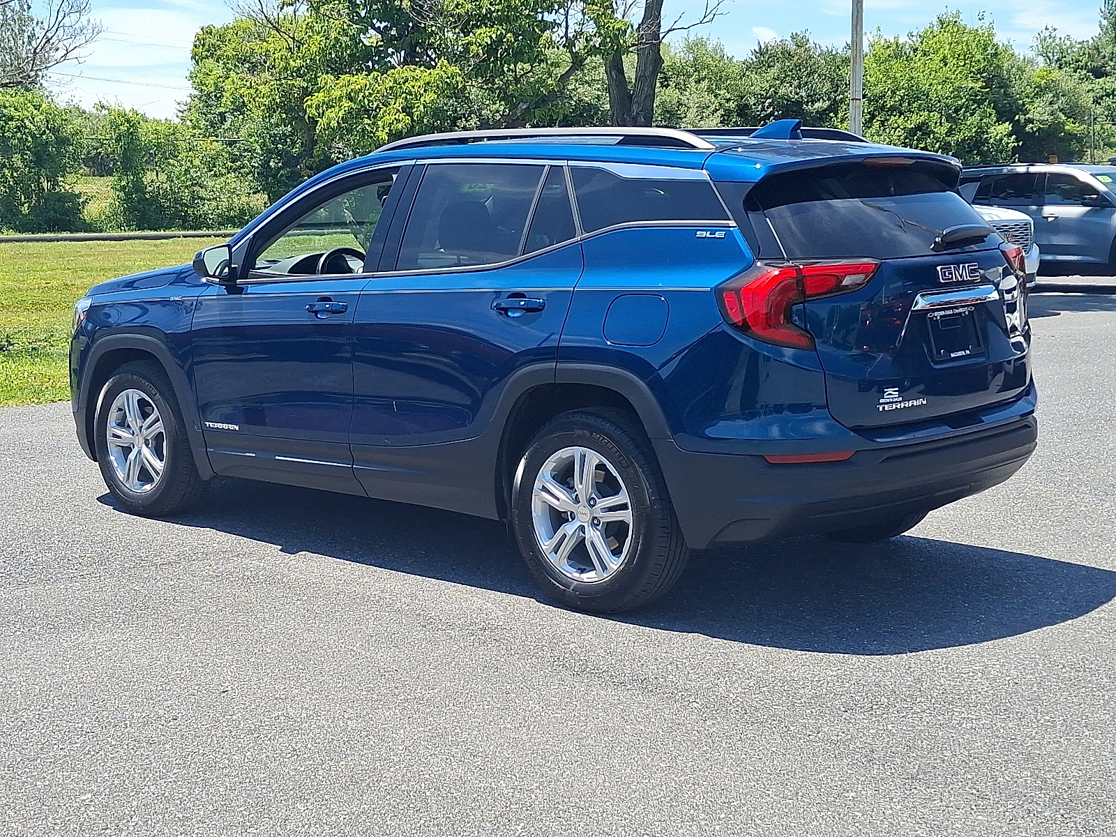 2020 GMC Terrain FWD SLE - Blue Emerald Metallic - G6O exterior view 4