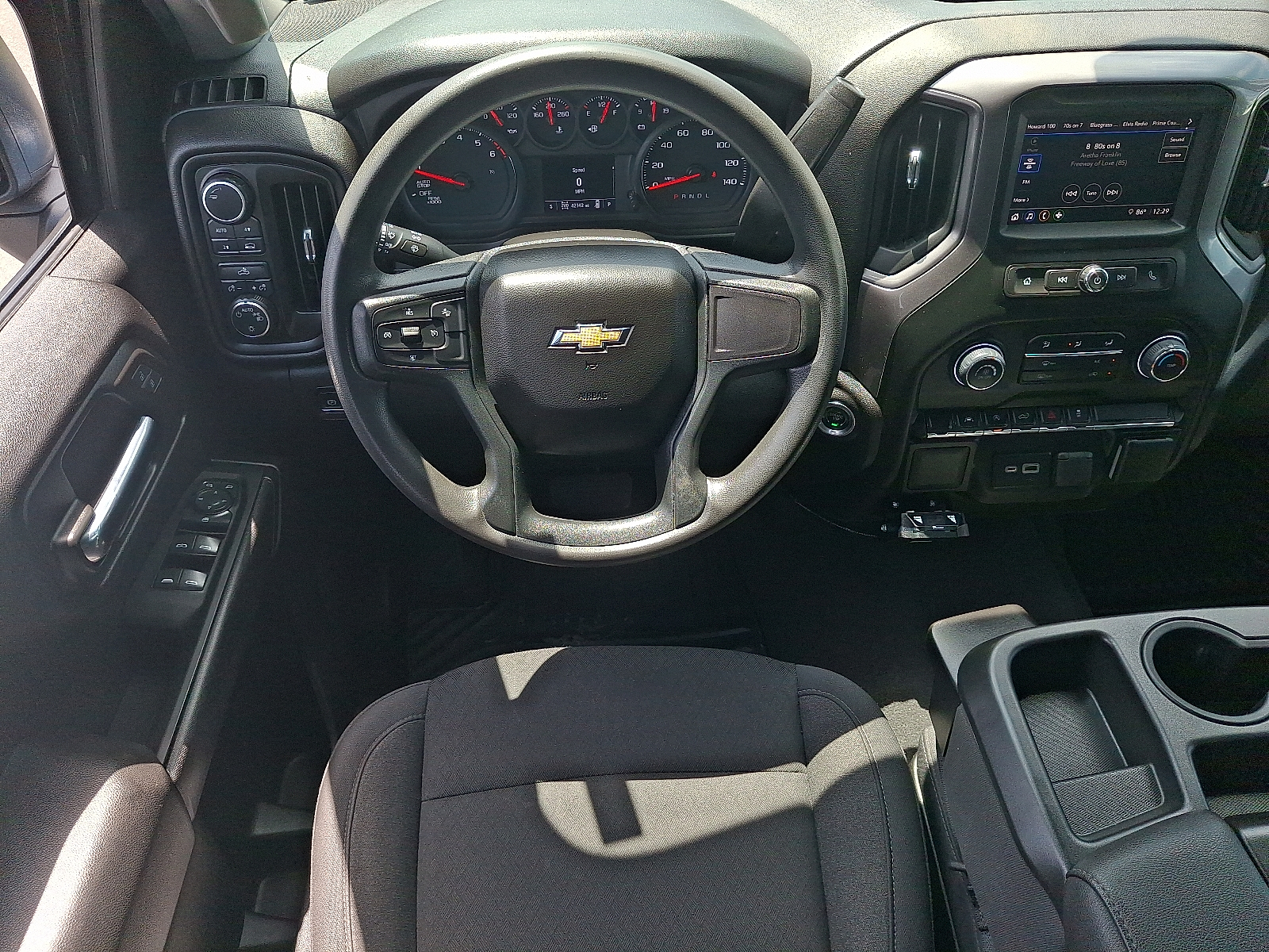 2022 Chevrolet Silverado 1500 4WD Crew Cab Short Bed Custom - Northsky Blue Metallic - GA0 exterior view 12