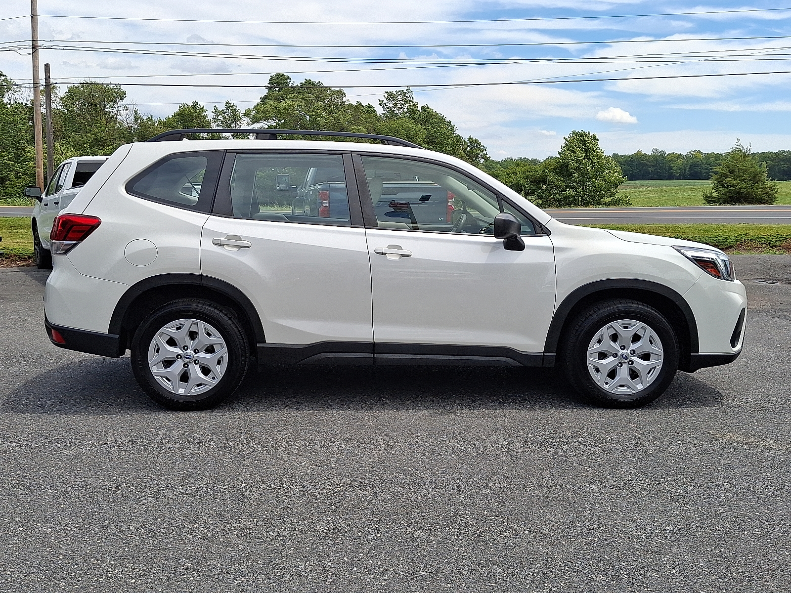2019 Subaru Forester - Crystal White Pearl - WH6 exterior view 7