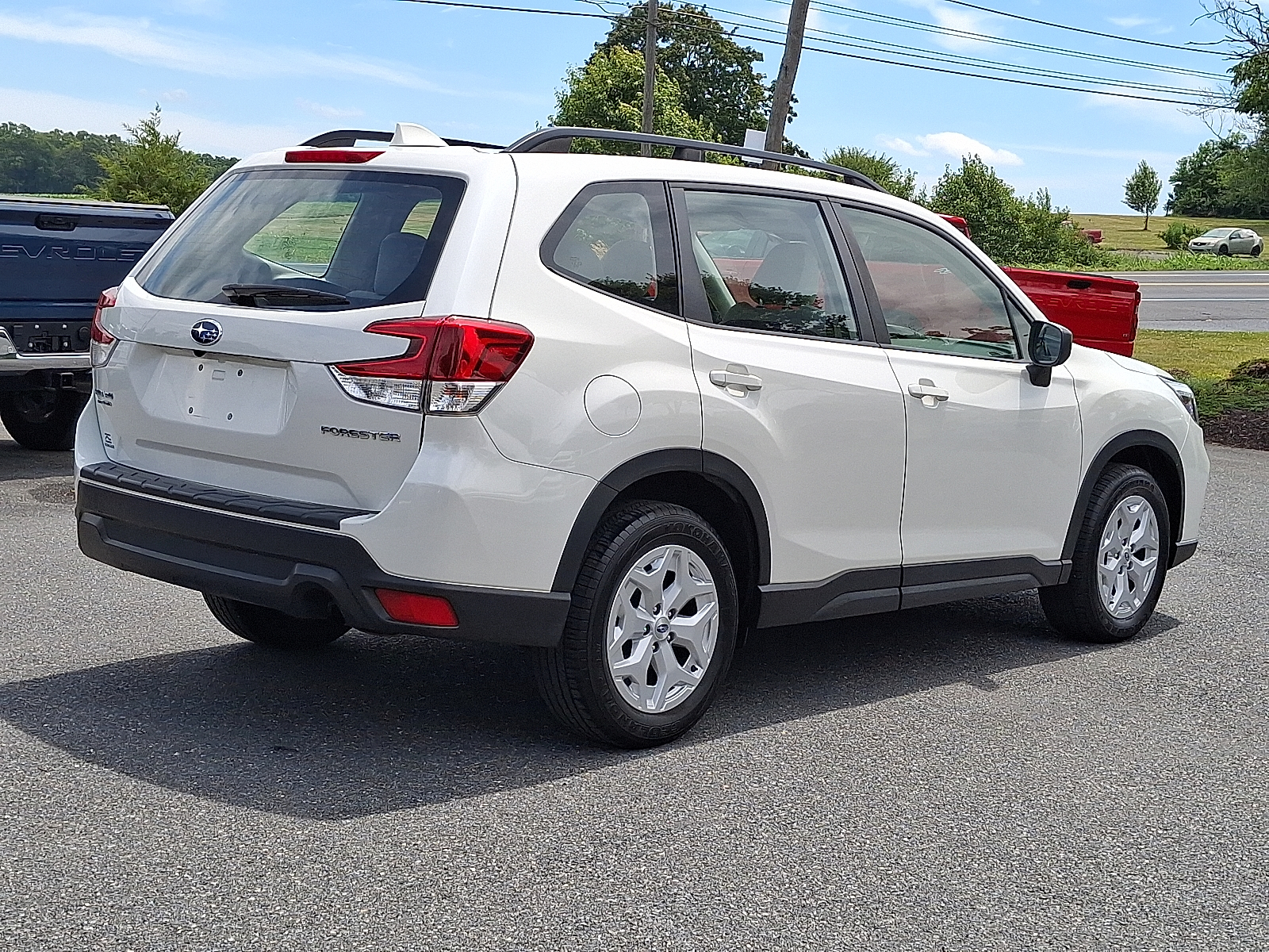 2019 Subaru Forester - Crystal White Pearl - WH6 exterior view 6
