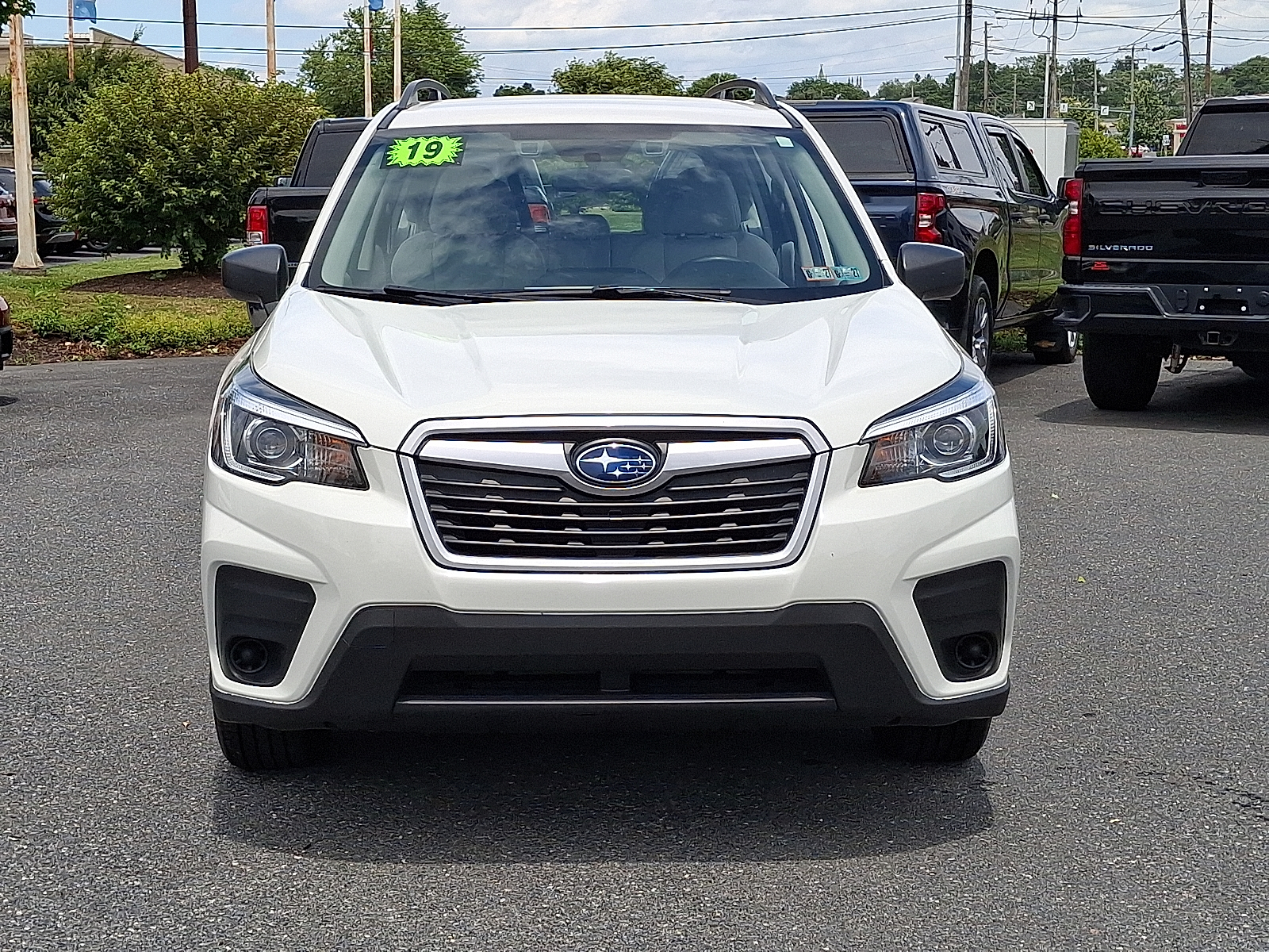 2019 Subaru Forester - Crystal White Pearl - WH6 exterior view 2