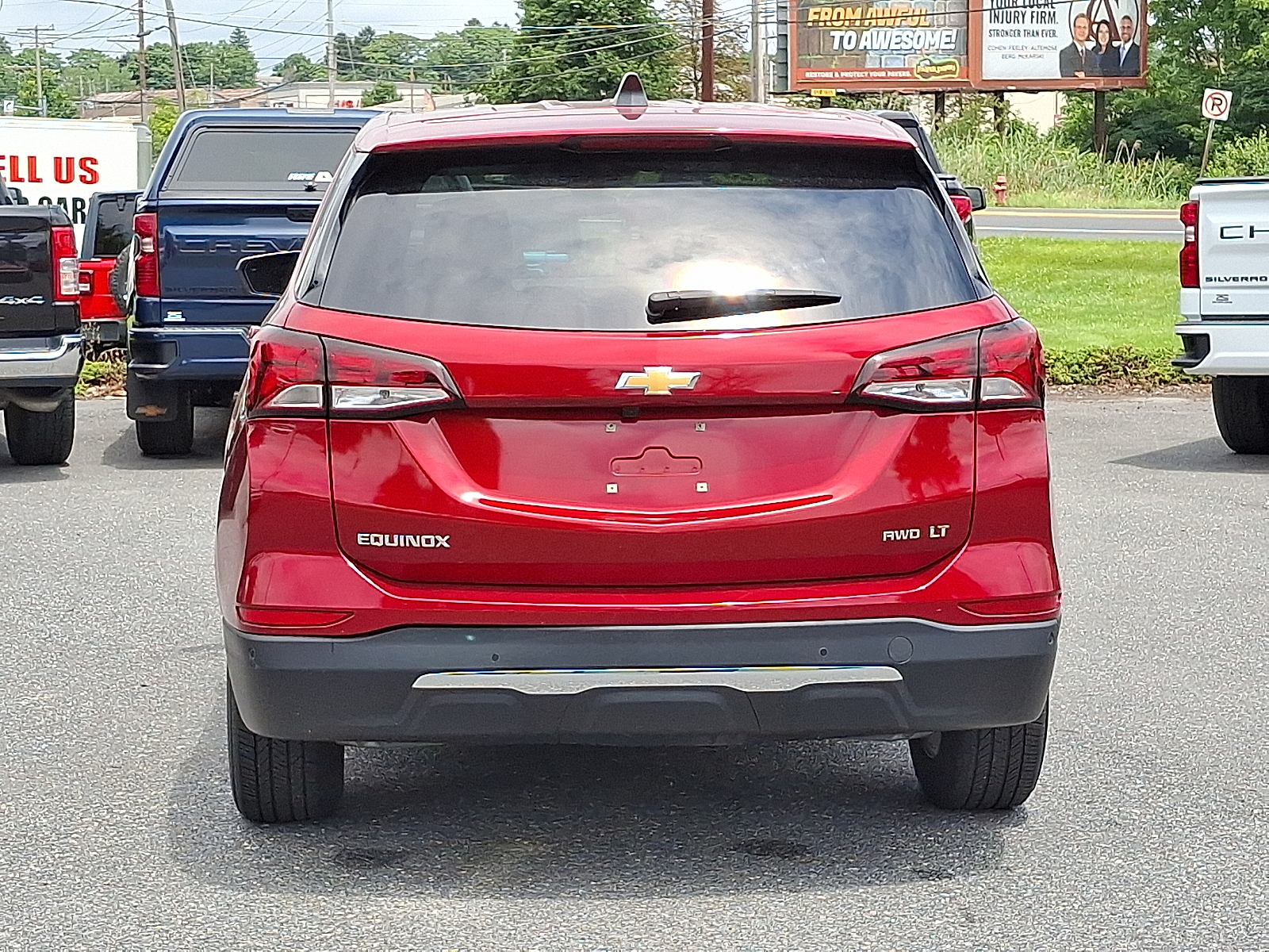 2023 Chevrolet Equinox AWD LT - Radiant Red Tintcoat - GNT exterior view 7