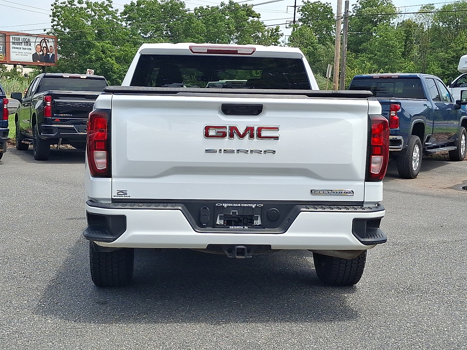2024 GMC Sierra 1500 4WD Crew Cab Short Box Elevation with 3SB - Summit White - GAZ exterior view 8