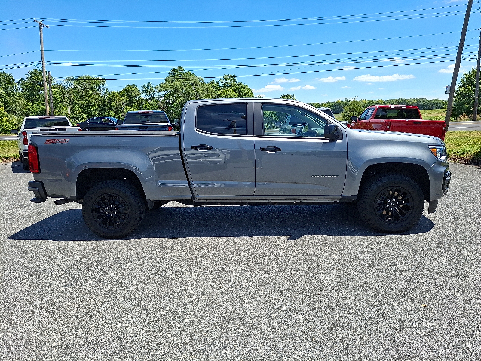 2022 Chevrolet Colorado 4WD Crew Cab Long Box Z71 - Satin Steel Metallic - G9K exterior view 10