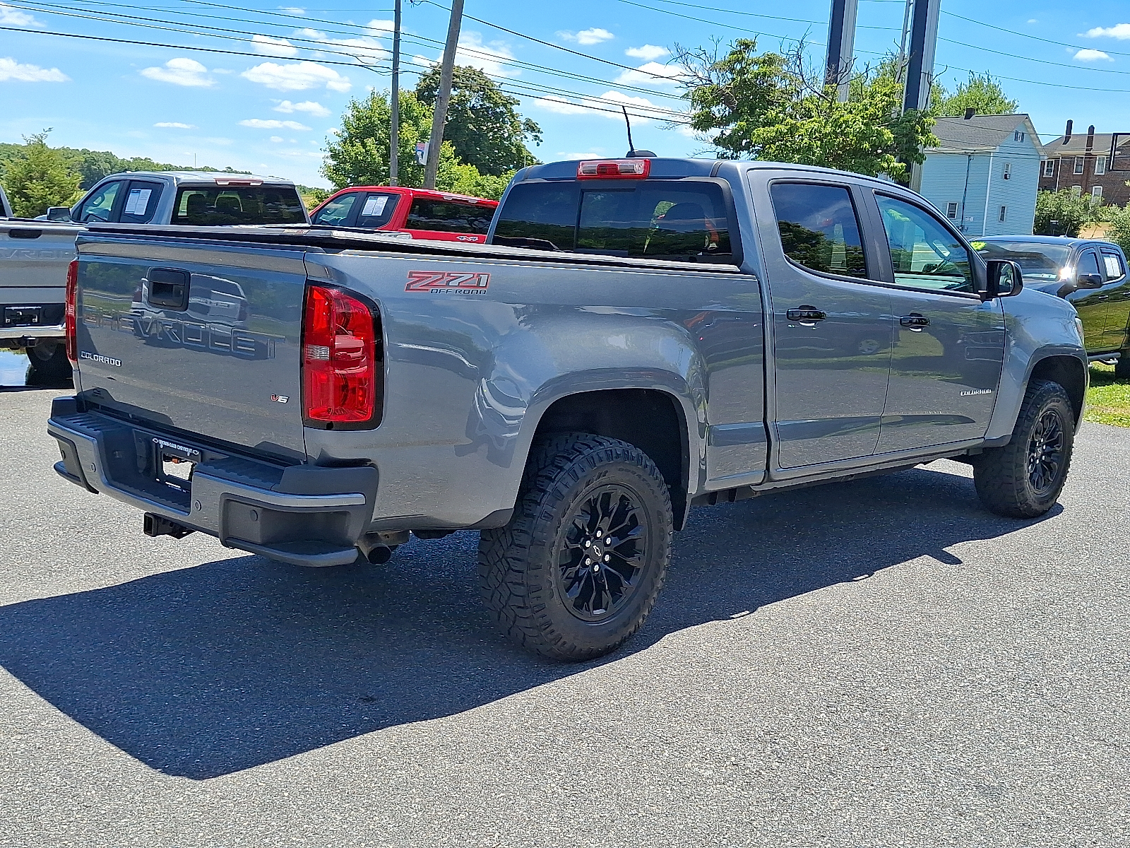 2022 Chevrolet Colorado 4WD Crew Cab Long Box Z71 - Satin Steel Metallic - G9K exterior view 9