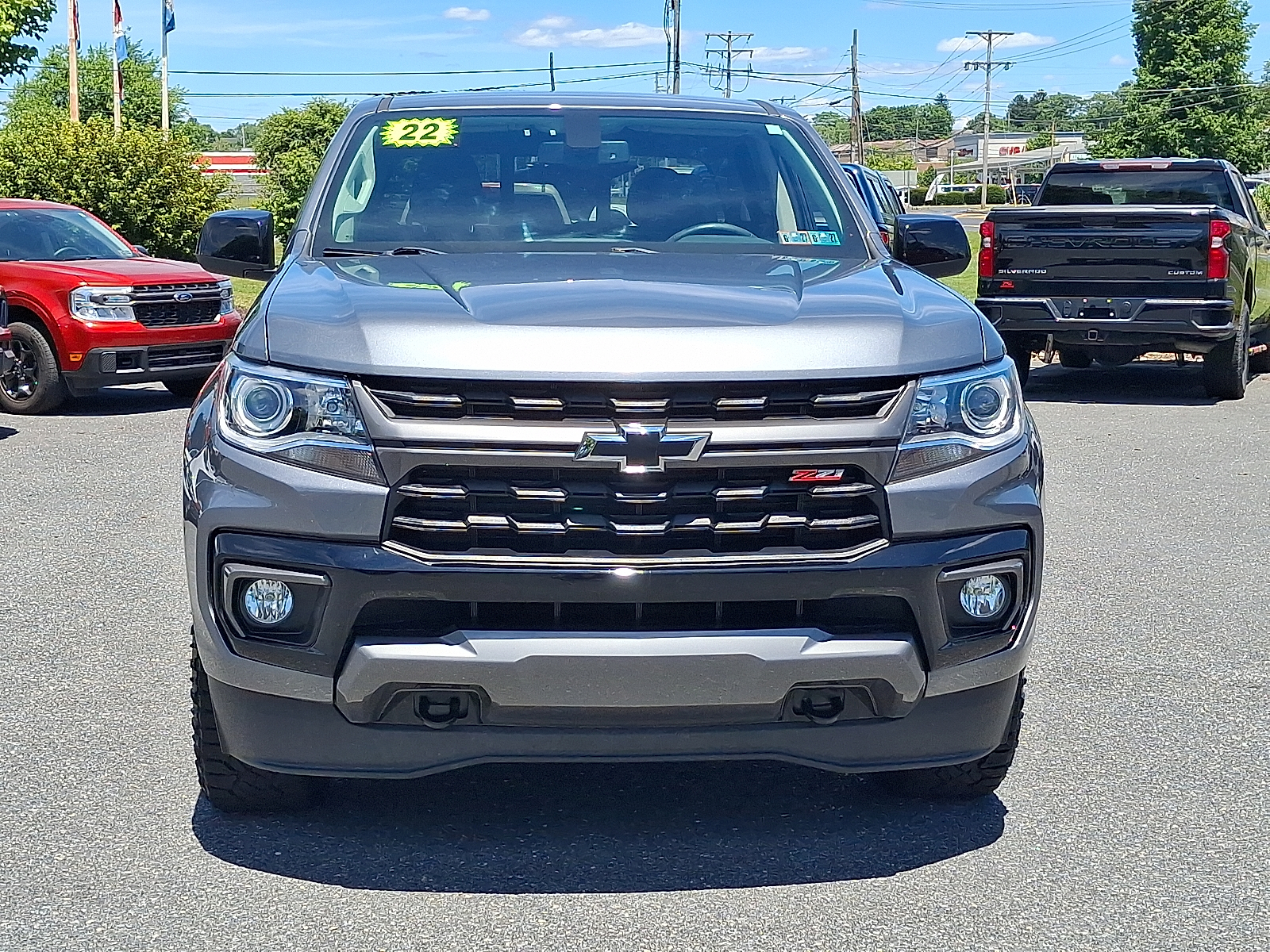 2022 Chevrolet Colorado 4WD Crew Cab Long Box Z71 - Satin Steel Metallic - G9K exterior view 5