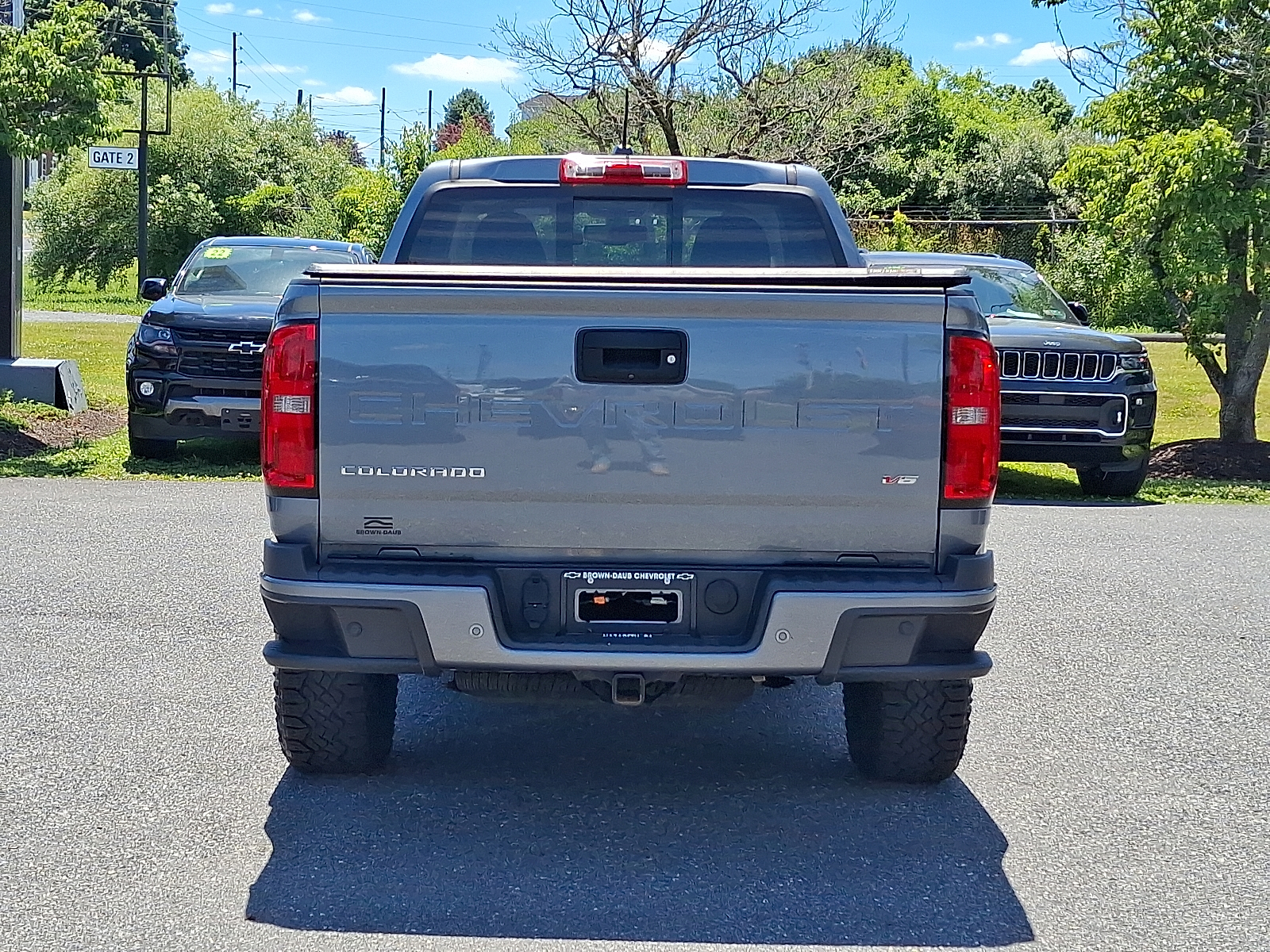 2022 Chevrolet Colorado 4WD Crew Cab Long Box Z71 - Satin Steel Metallic - G9K exterior view 8