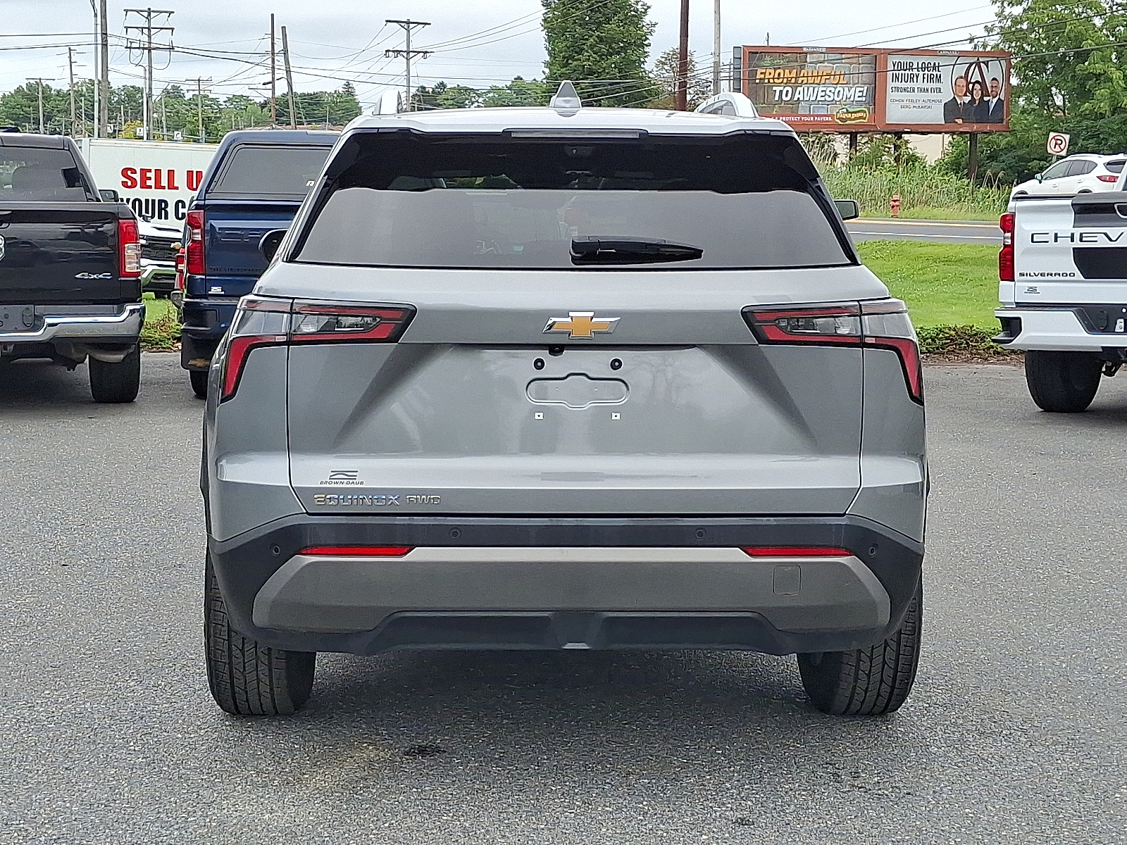 2025 Chevrolet Equinox AWD LT - Sterling Gray Metallic - GXD exterior view 8