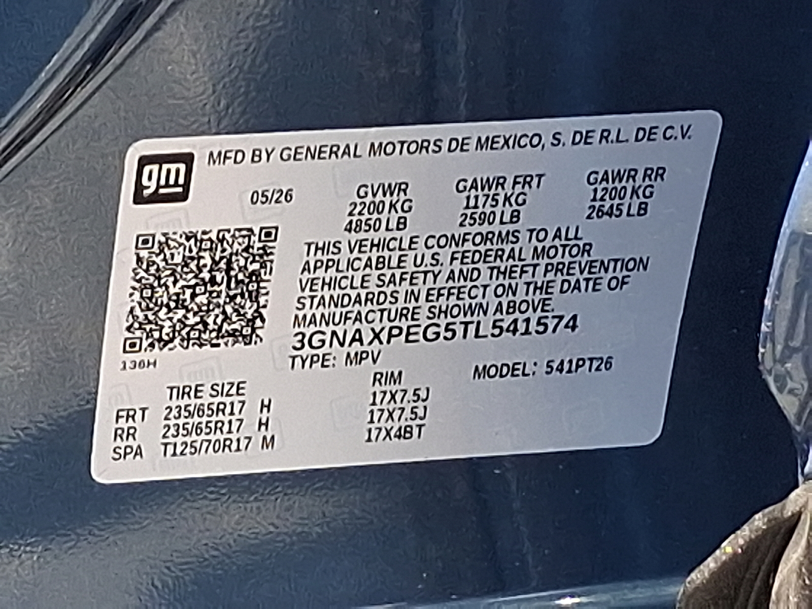 2026 Chevrolet Equinox AWD LT - Lakeshore Blue Metallic - GXP exterior view 18