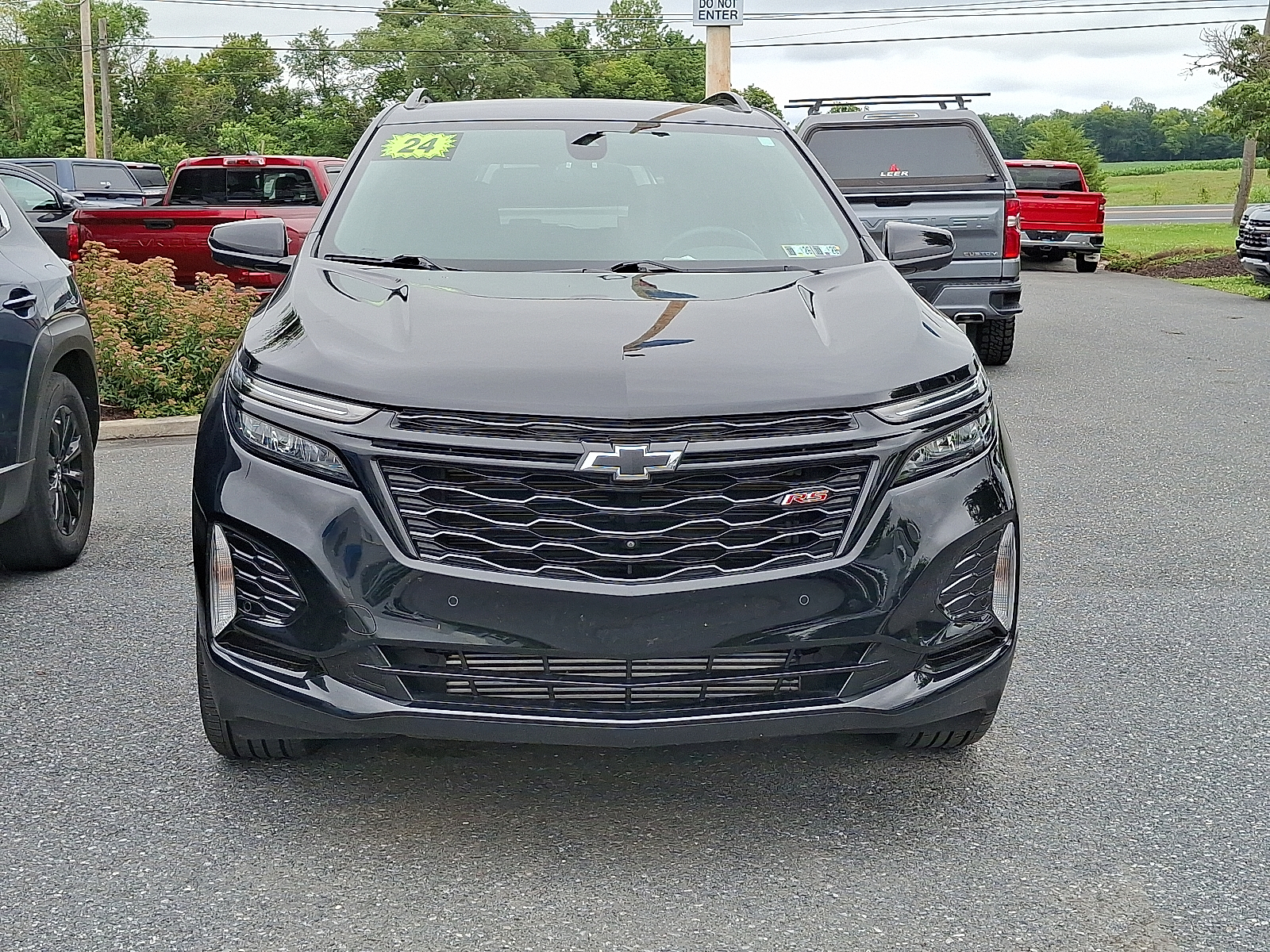 2024 Chevrolet Equinox AWD RS - Mosaic Black Metallic - GB8 exterior view 2