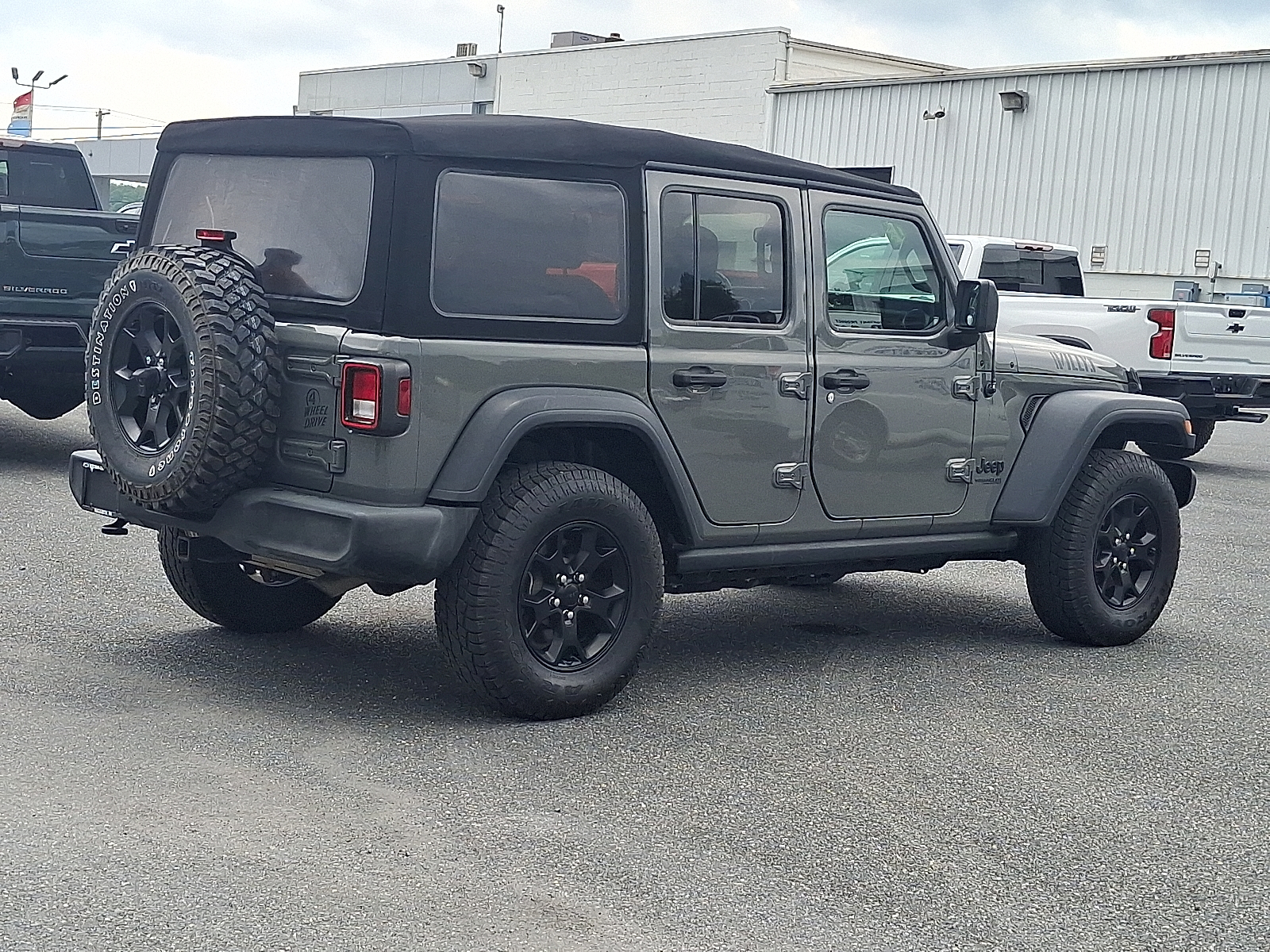 2020 Jeep Wrangler Unlimited Willys 4x4 - Sting-Gray Clearcoat - PDN exterior view 6