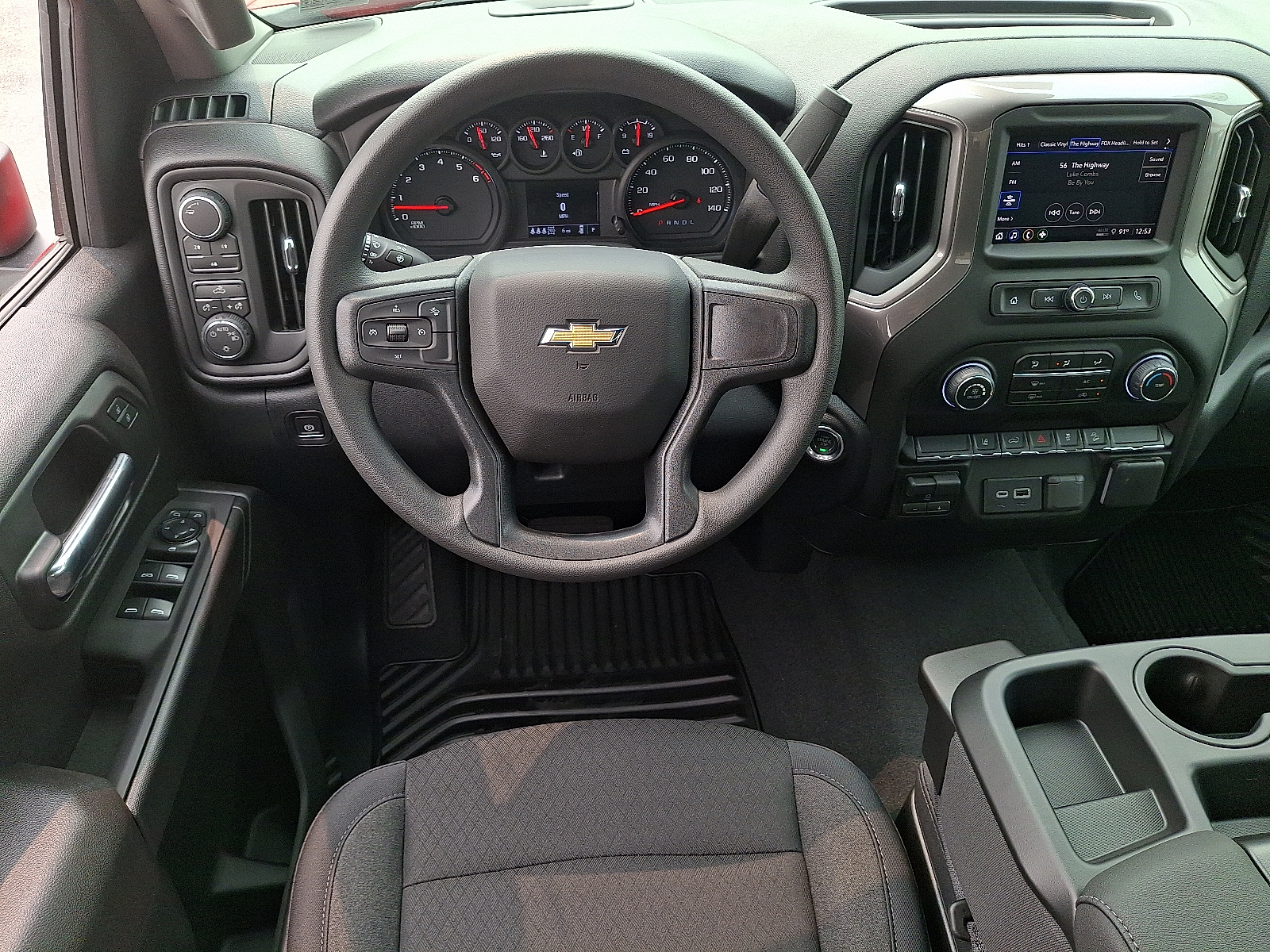 2026 Chevrolet Silverado 2500 HD Double Cab, Long Bed, Custom, 4WD - Red Hot - G7C exterior view 7