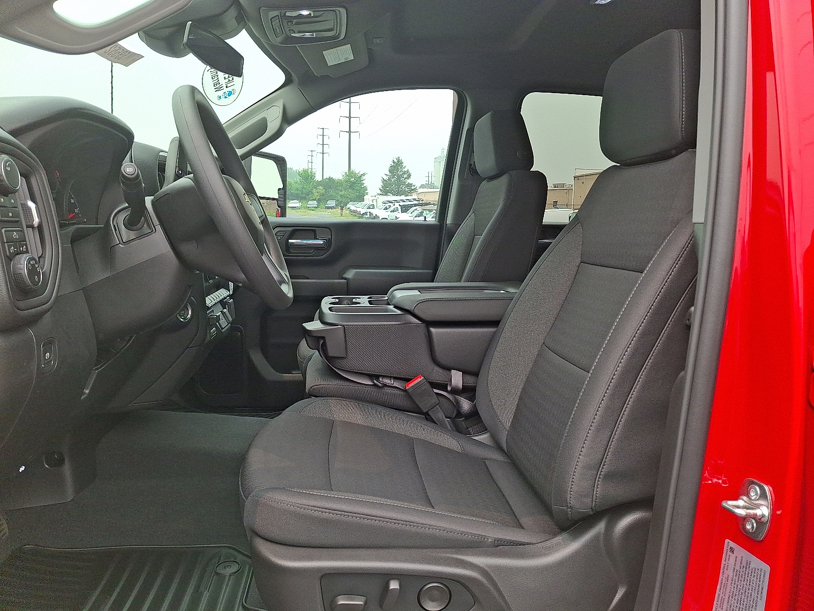 2026 Chevrolet Silverado 2500 HD Double Cab, Long Bed, Custom, 4WD - Red Hot - G7C exterior view 9