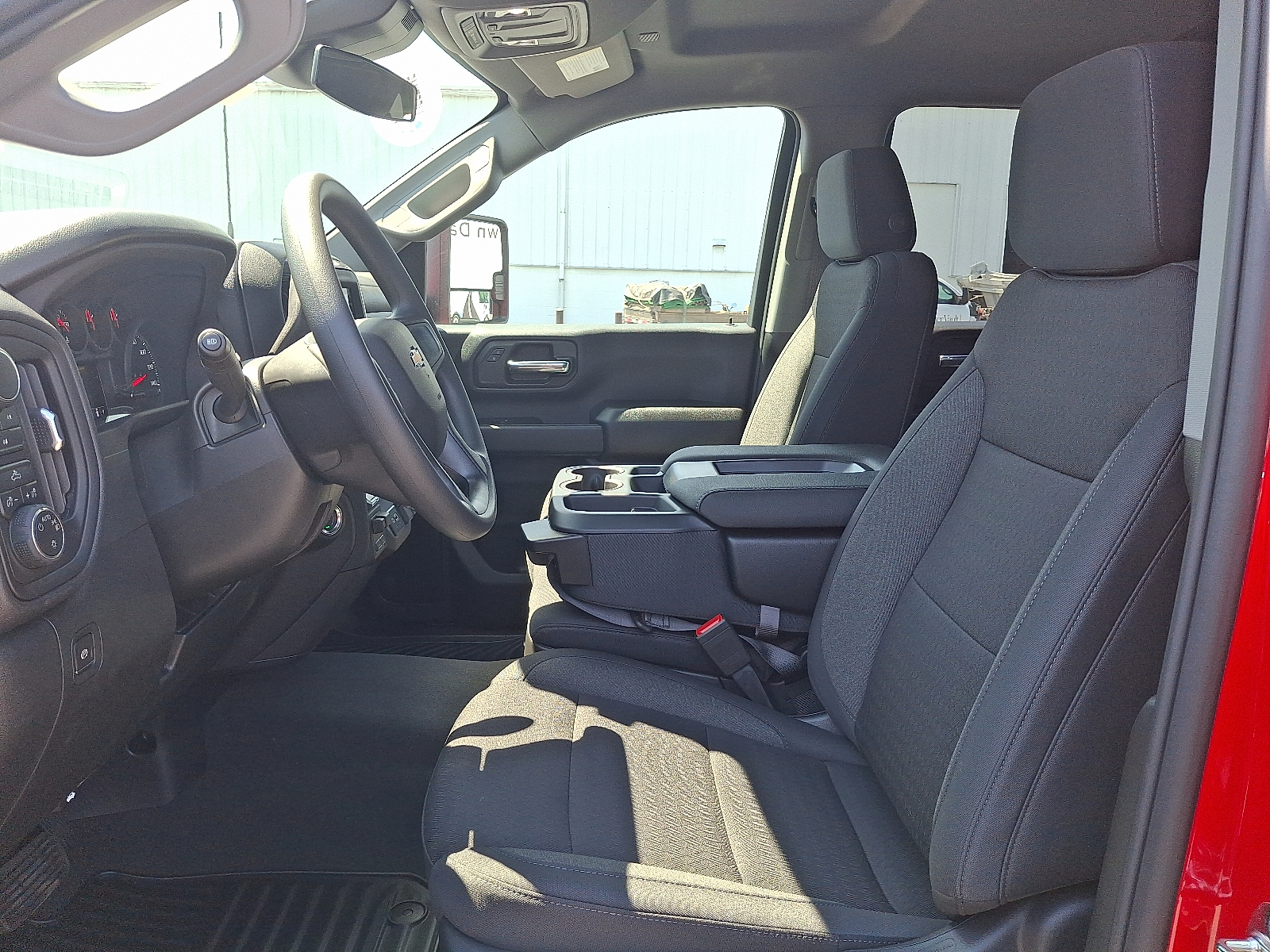 2026 Chevrolet Silverado 2500 HD Crew Cab, Standard Bed, WT, 4WD - Red Hot - G7C exterior view 9