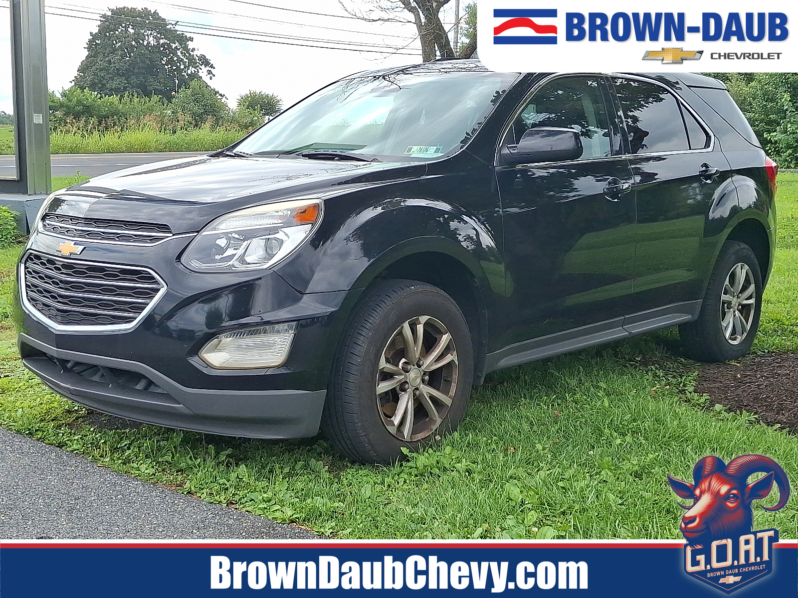 2017 Chevrolet Equinox LT - Mosaic Black Metallic - GB8 exterior view 1