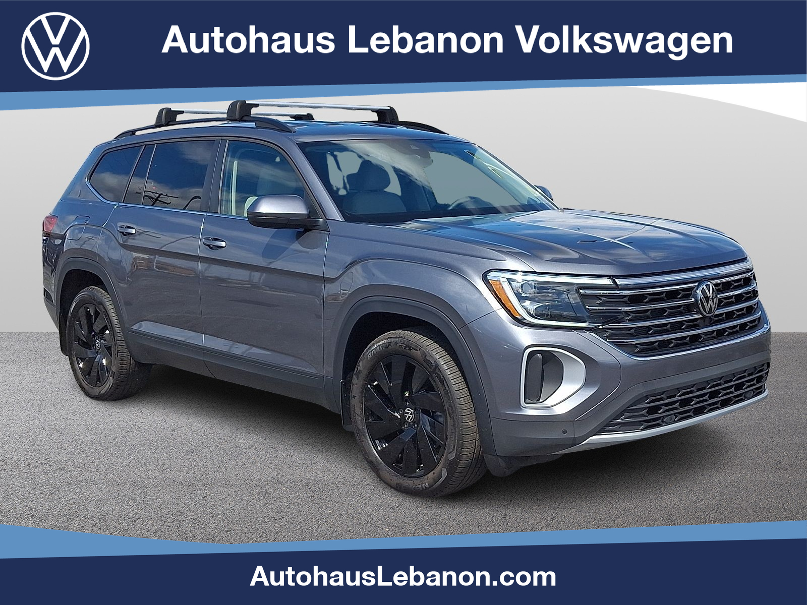 Platinum Gray Metallic - 2R2R 2024 Volkswagen Atlas SE 4Motion AWD with Technology SUV / Crossover All-Wheel Drive 8-Speed Automatic
