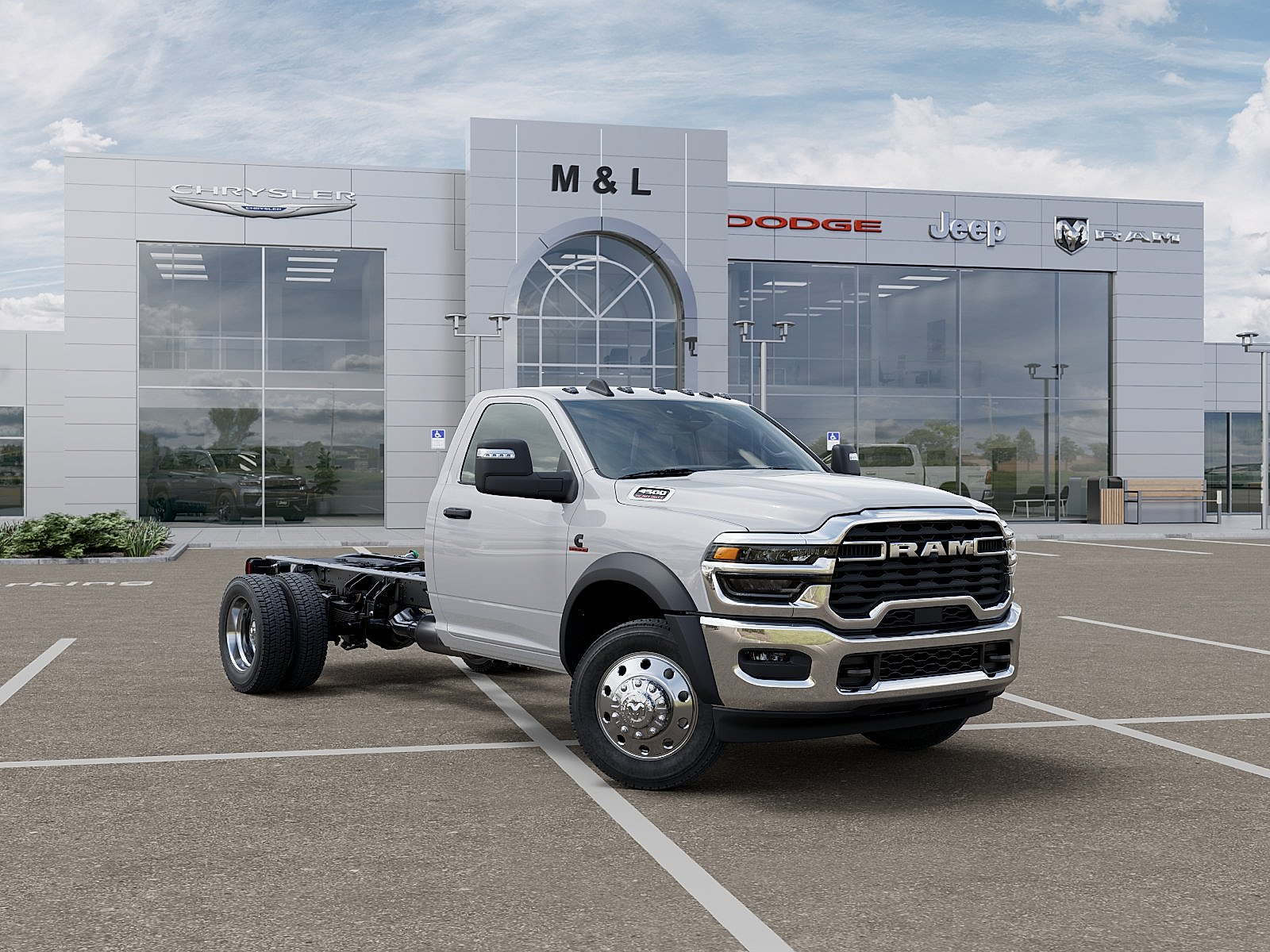 Bright White Clearcoat 2026 RAM 4500 Chassis Pickup Truck Automatic