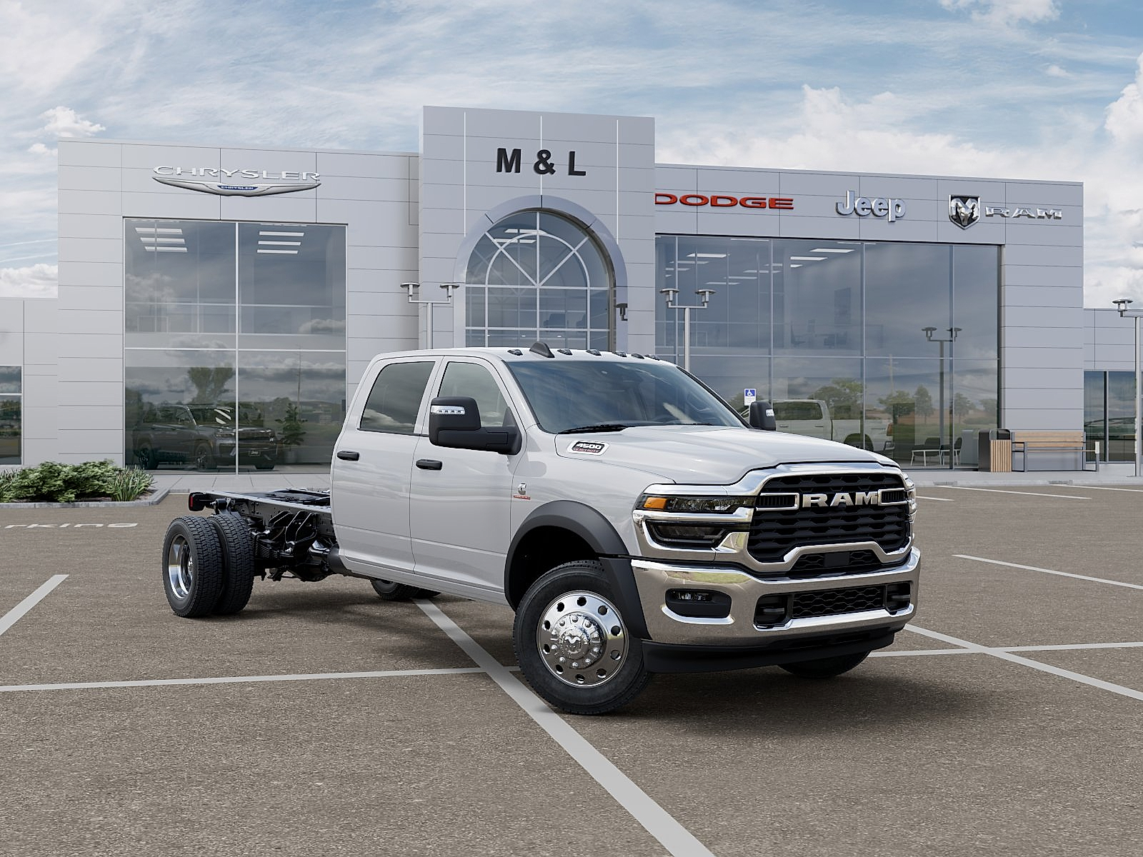 Bright White Clearcoat 2026 RAM 4500 Chassis Pickup Truck Automatic