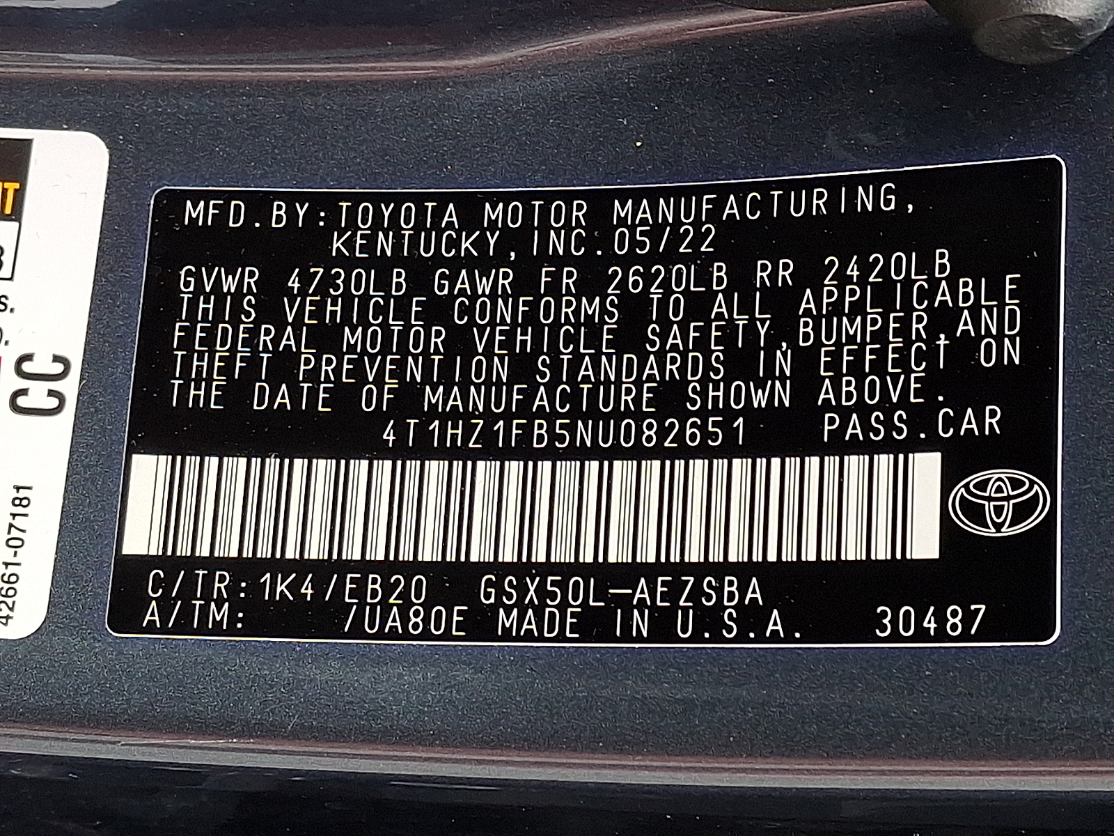 Used 2022 Toyota Avalon Sedan